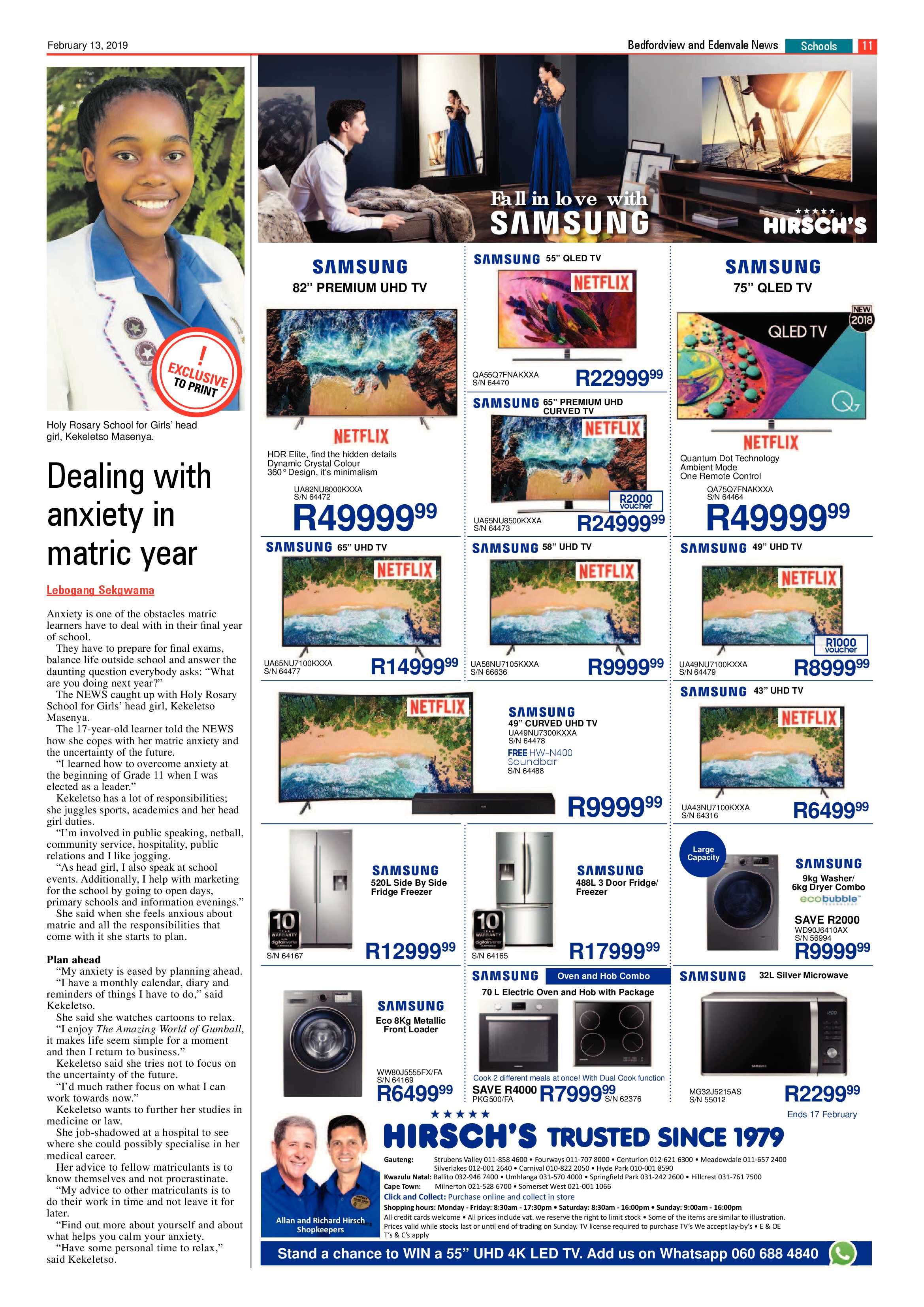 Bedfordview and Edenvale News 13 February 2019 page 11