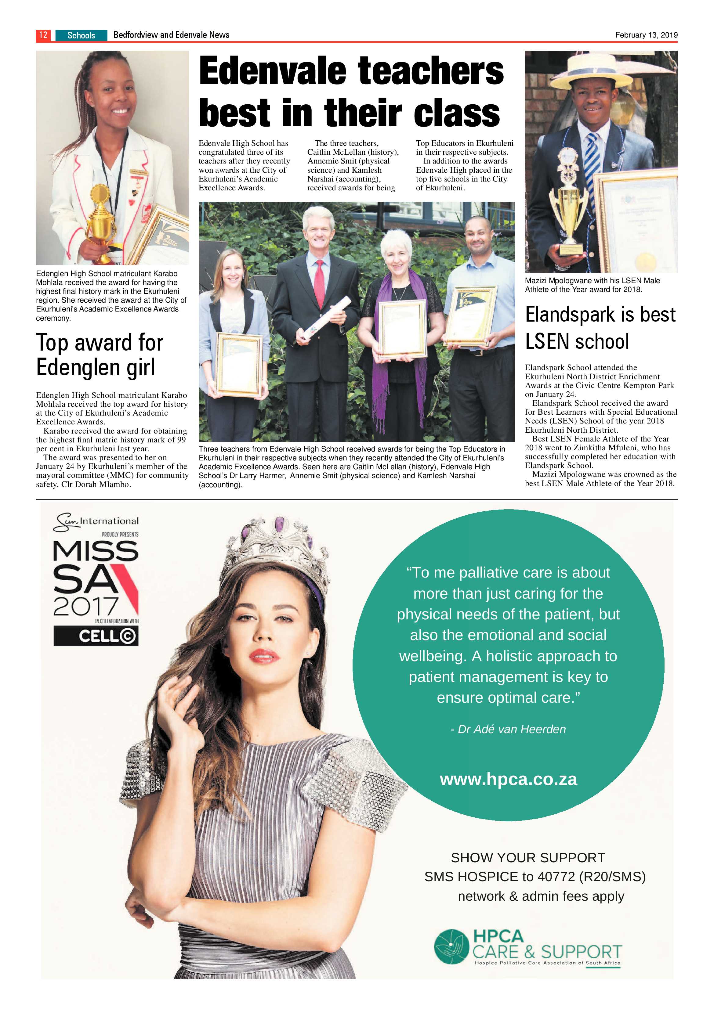 Bedfordview and Edenvale News 13 February 2019 page 12