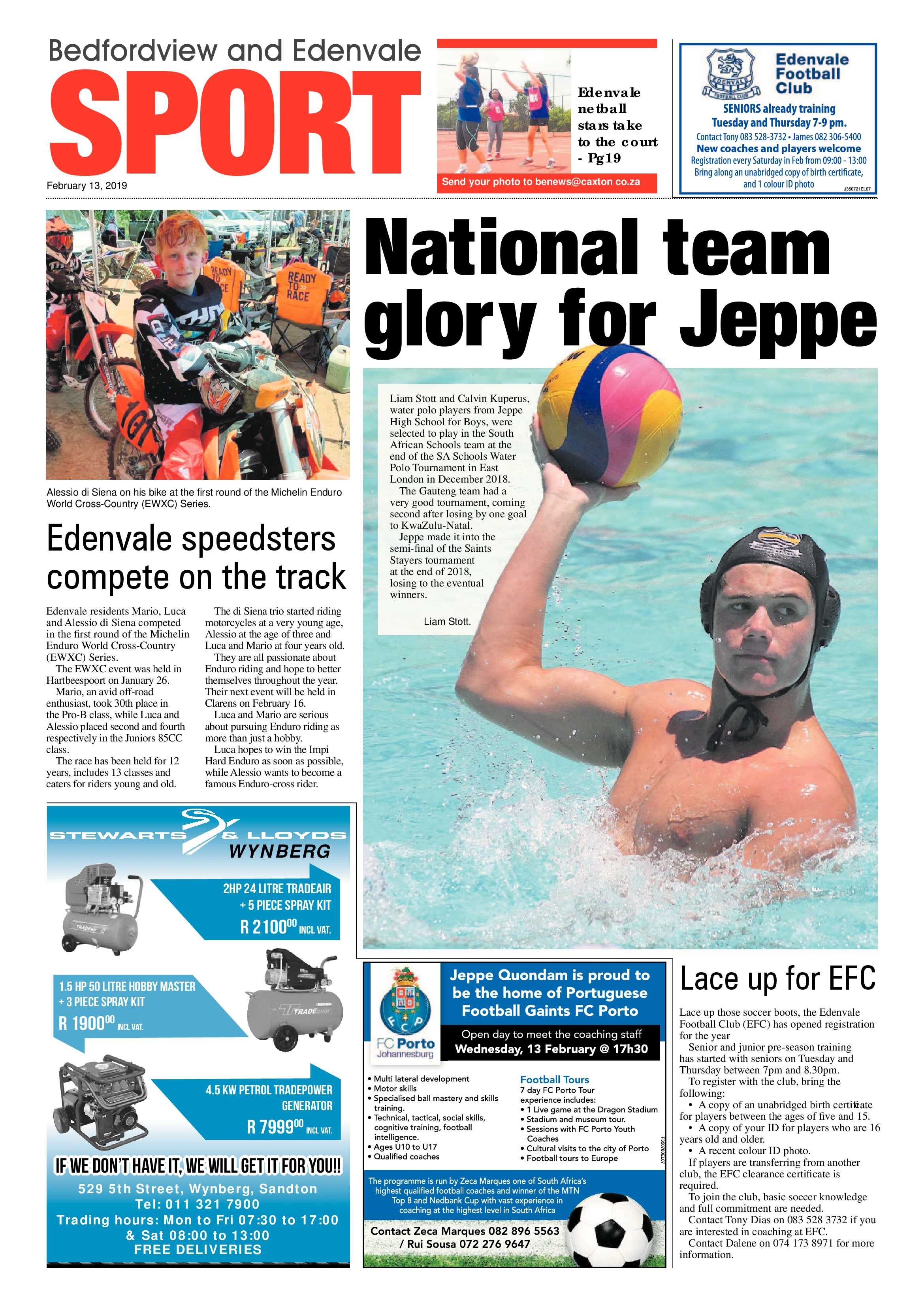 Bedfordview and Edenvale News 13 February 2019 page 20