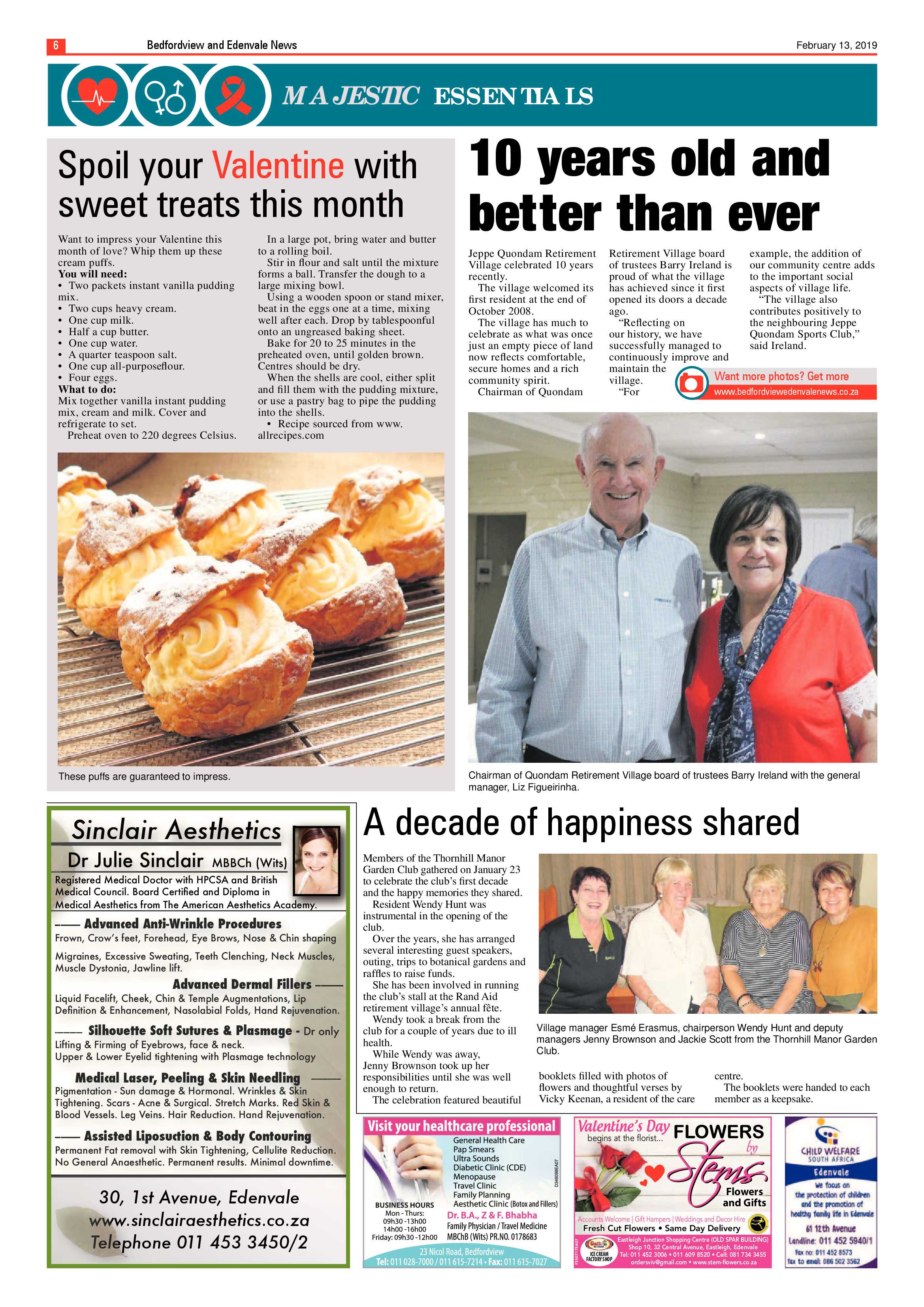 Bedfordview and Edenvale News 13 February 2019 page 6