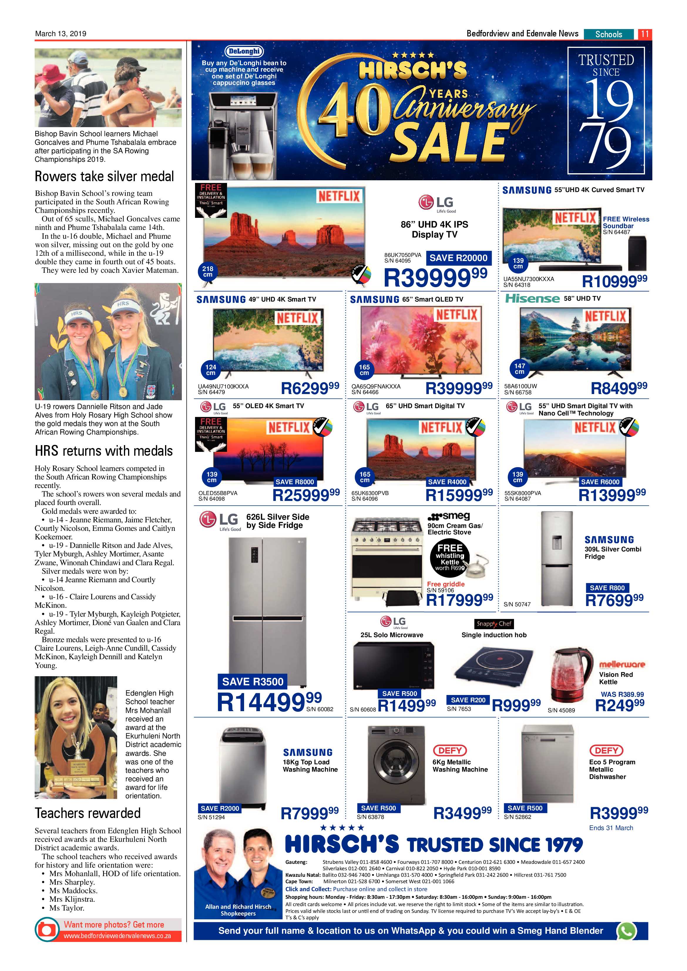 Bedfordview and Edenvale News 13 March 2019 page 11