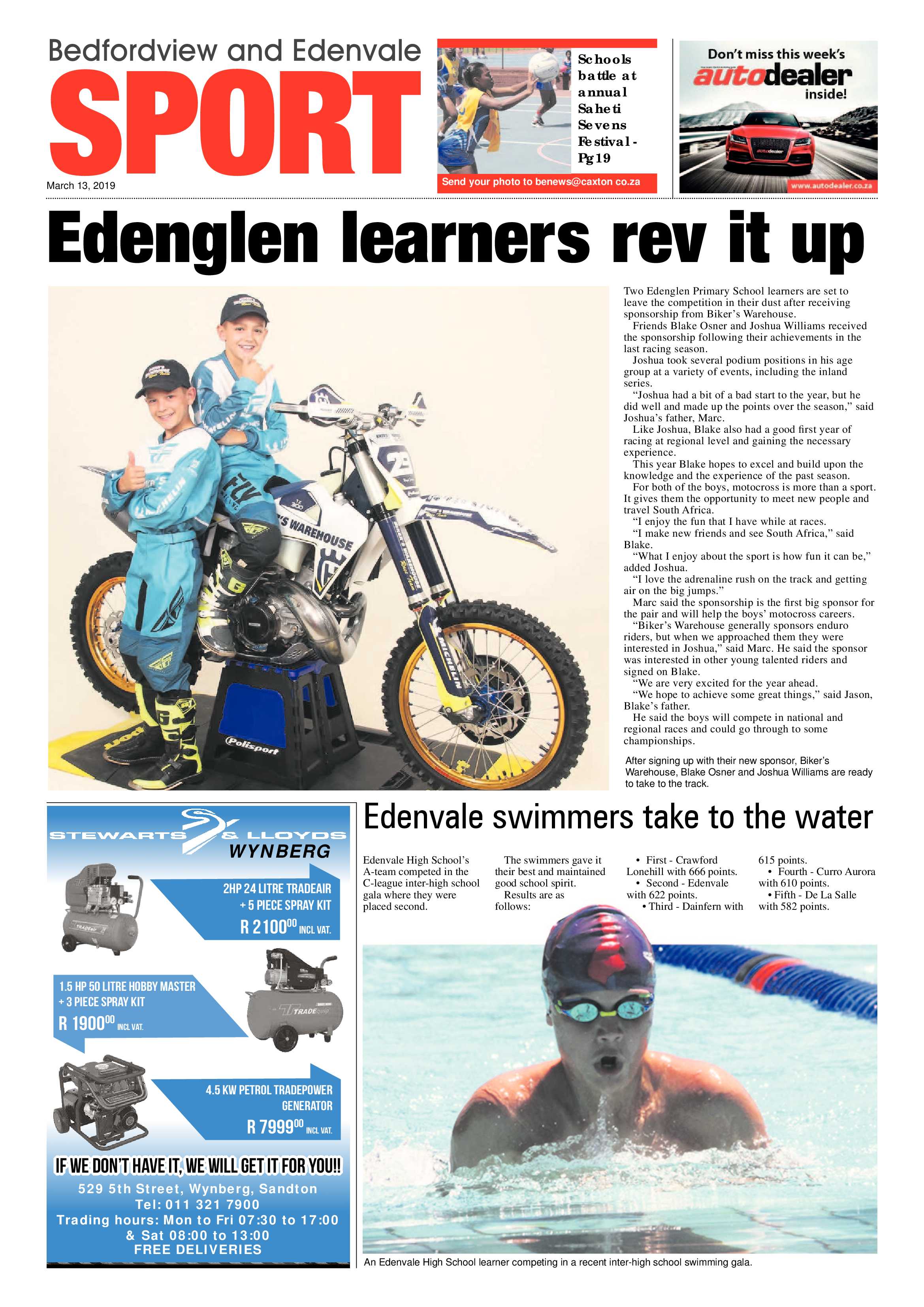 Bedfordview and Edenvale News 13 March 2019 page 20