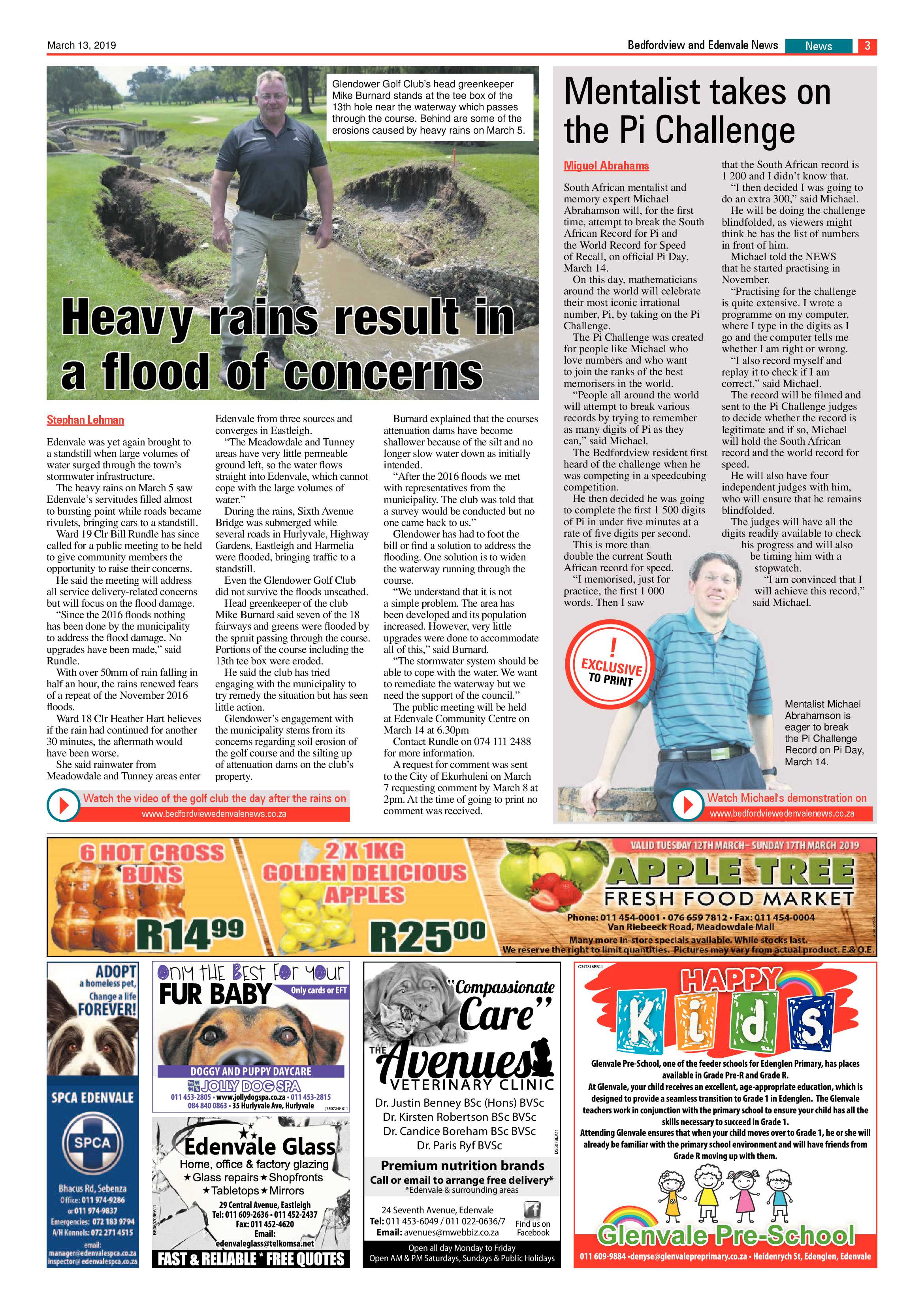 Bedfordview and Edenvale News 13 March 2019 page 3