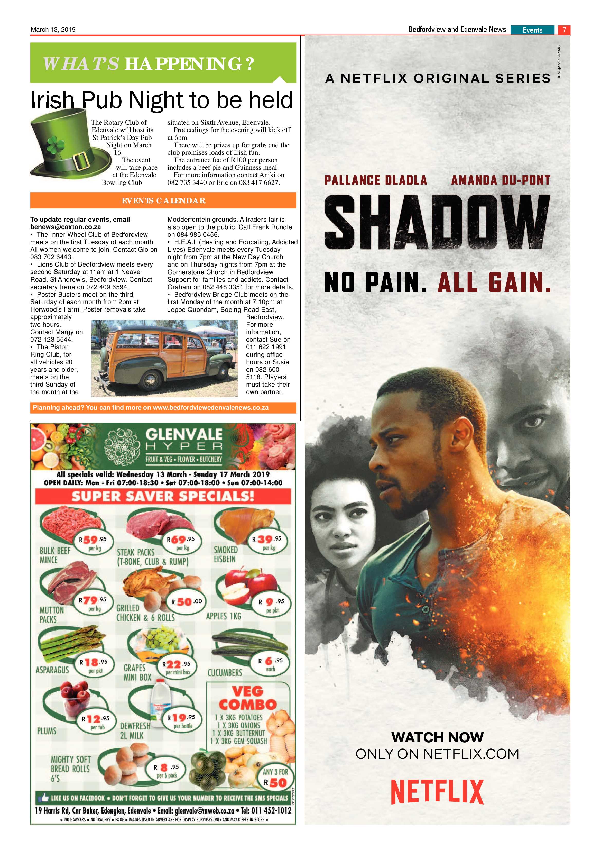 Bedfordview and Edenvale News 13 March 2019 page 7