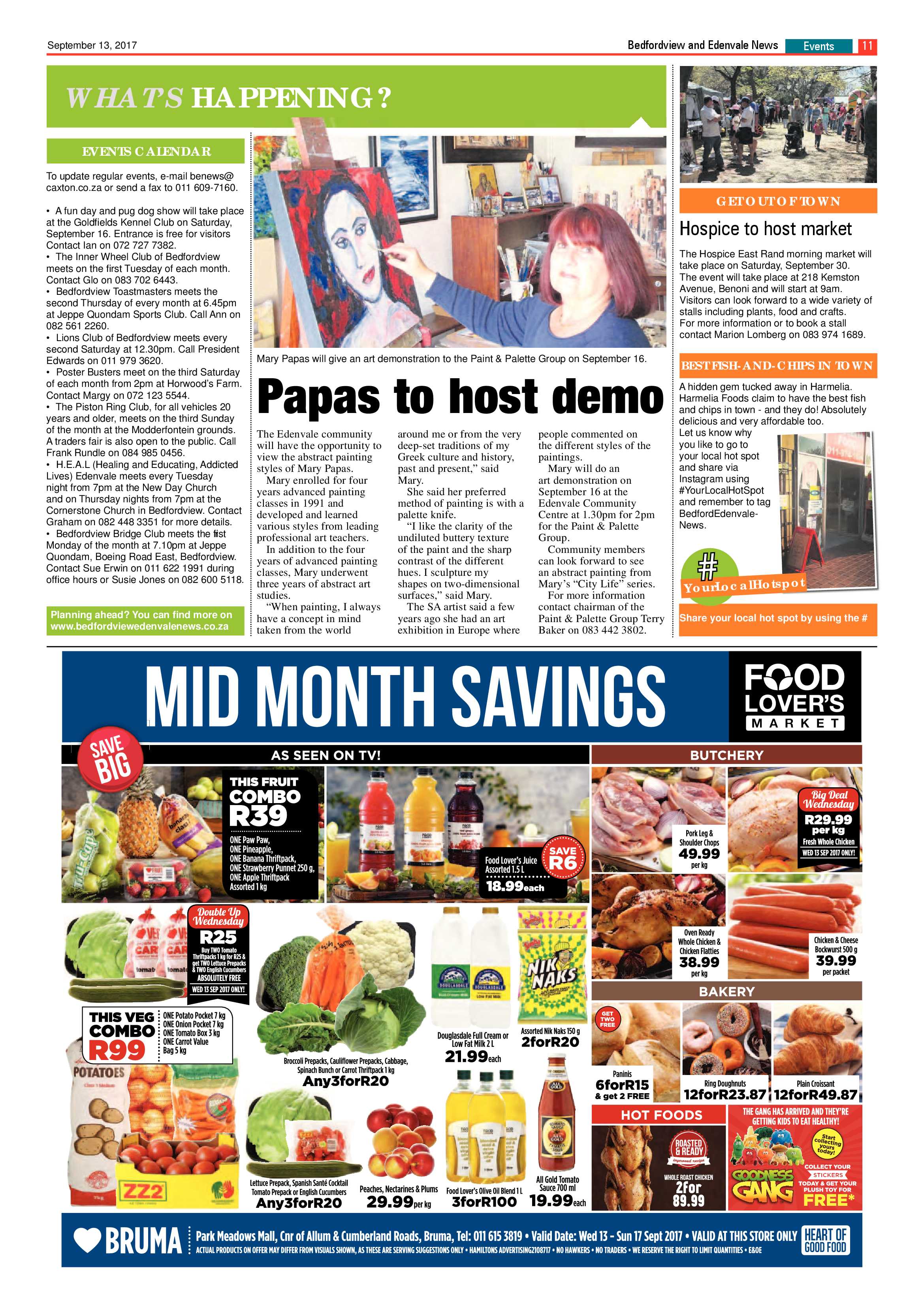 Bedfordview and Edenvale News 13 September 2017 page 11