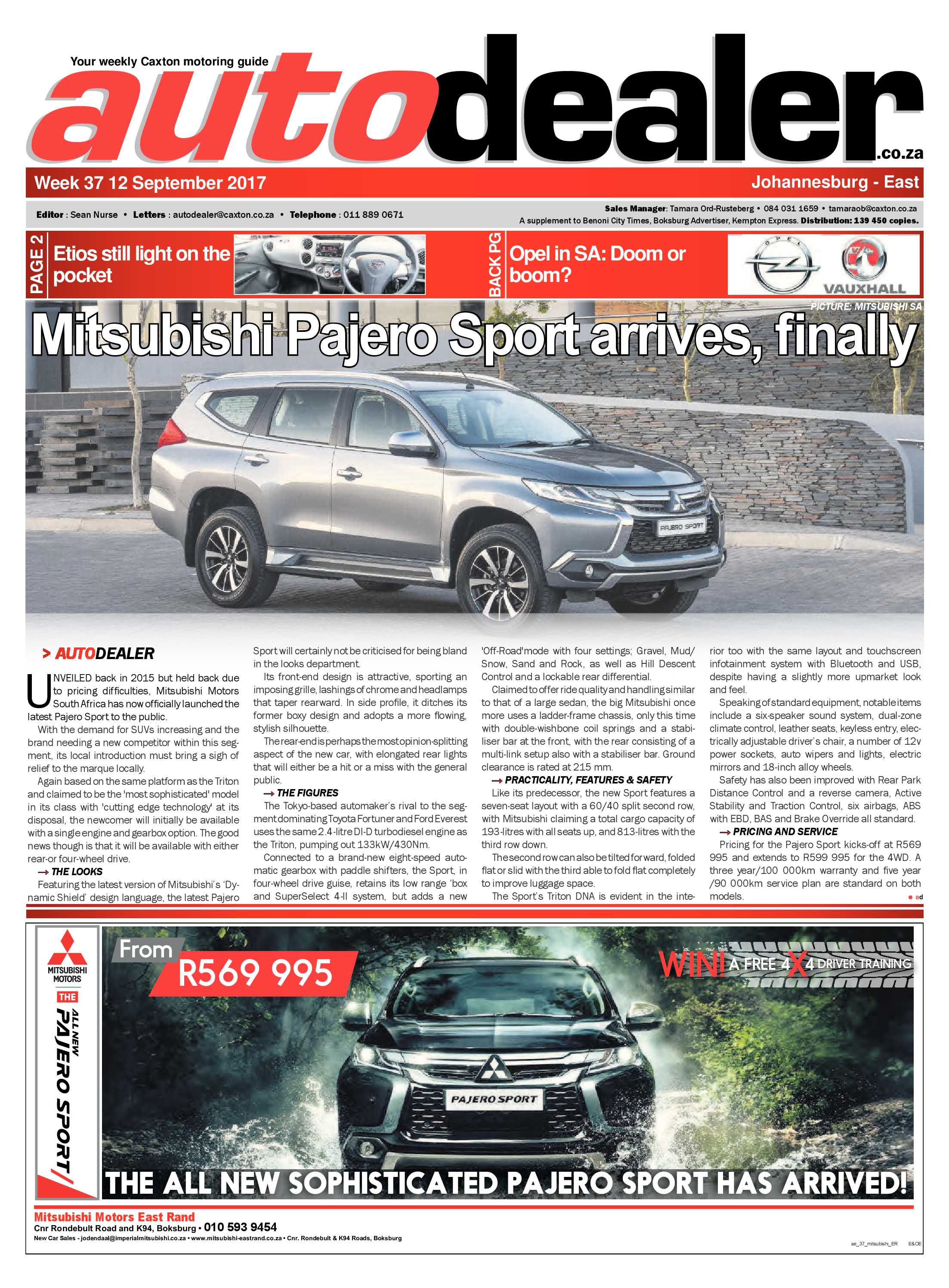 Bedfordview and Edenvale News 13 September 2017 page 25