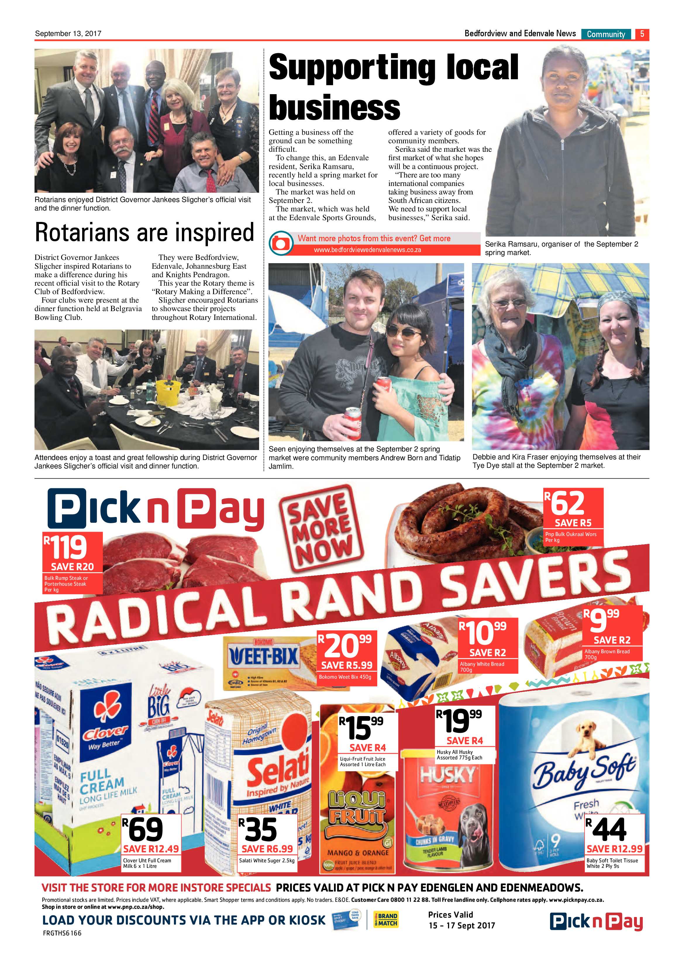 Bedfordview and Edenvale News 13 September 2017 page 5
