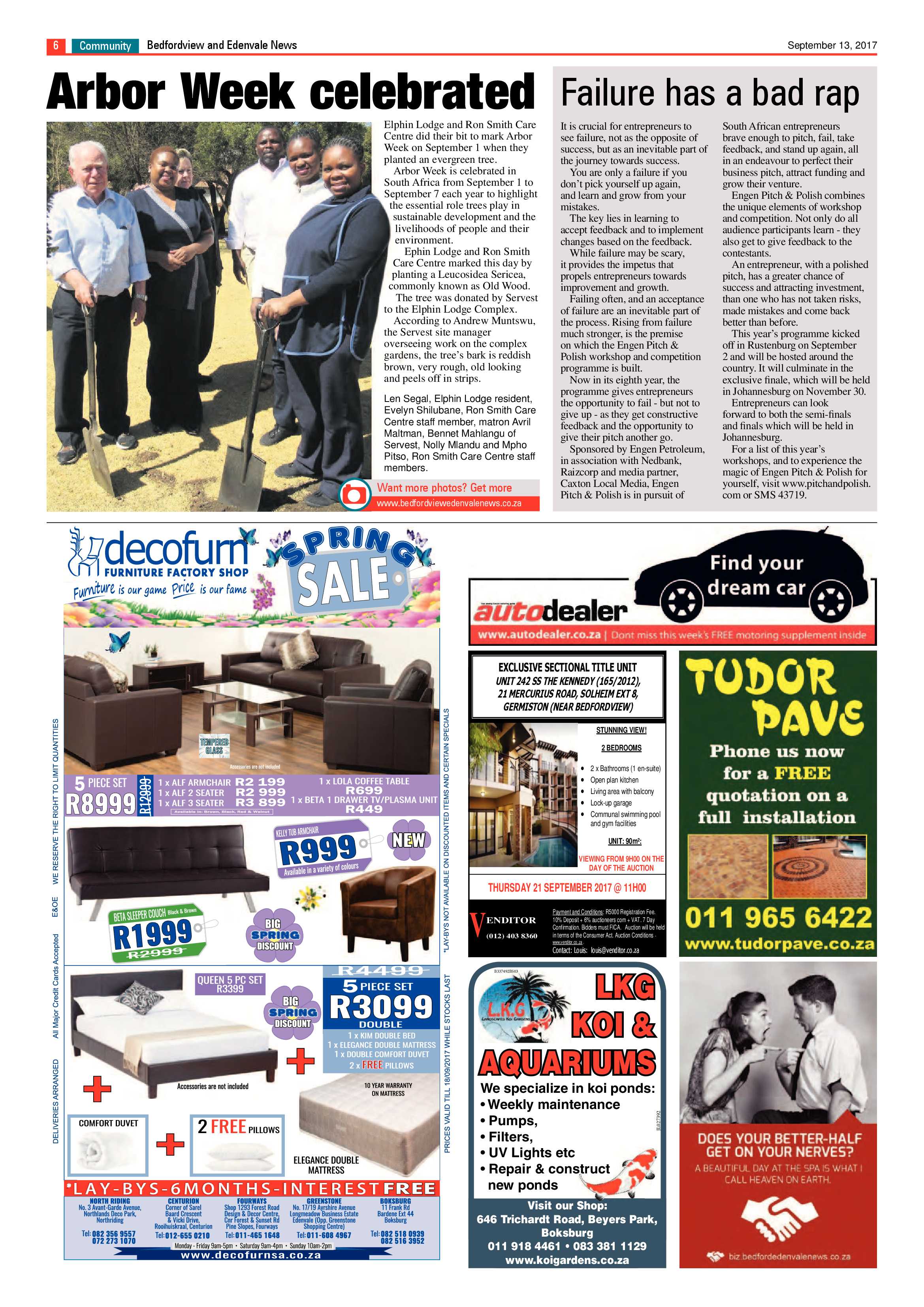 Bedfordview and Edenvale News 13 September 2017 page 6