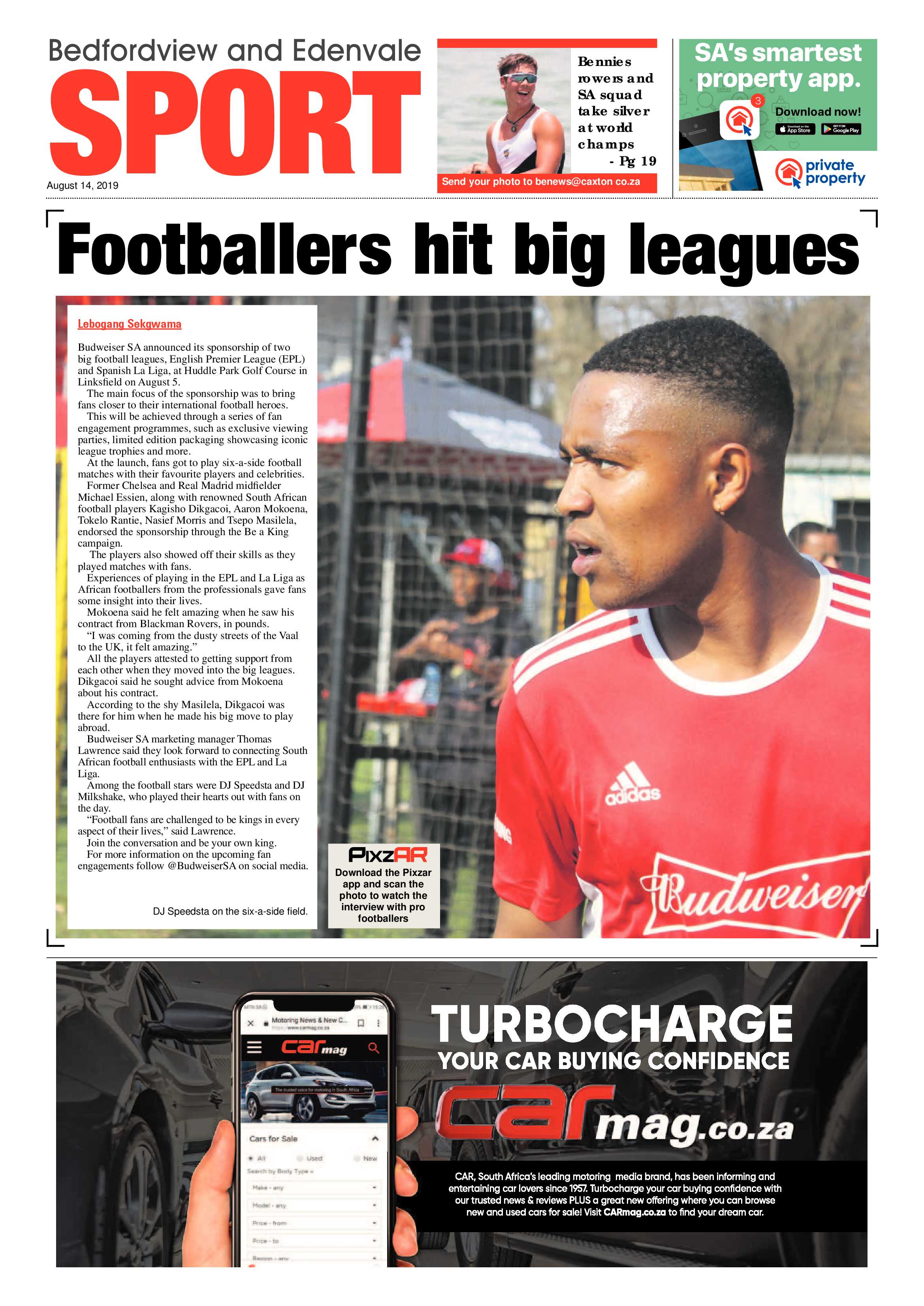 Bedfordview and Edenvale News 14 August 2019 page 20
