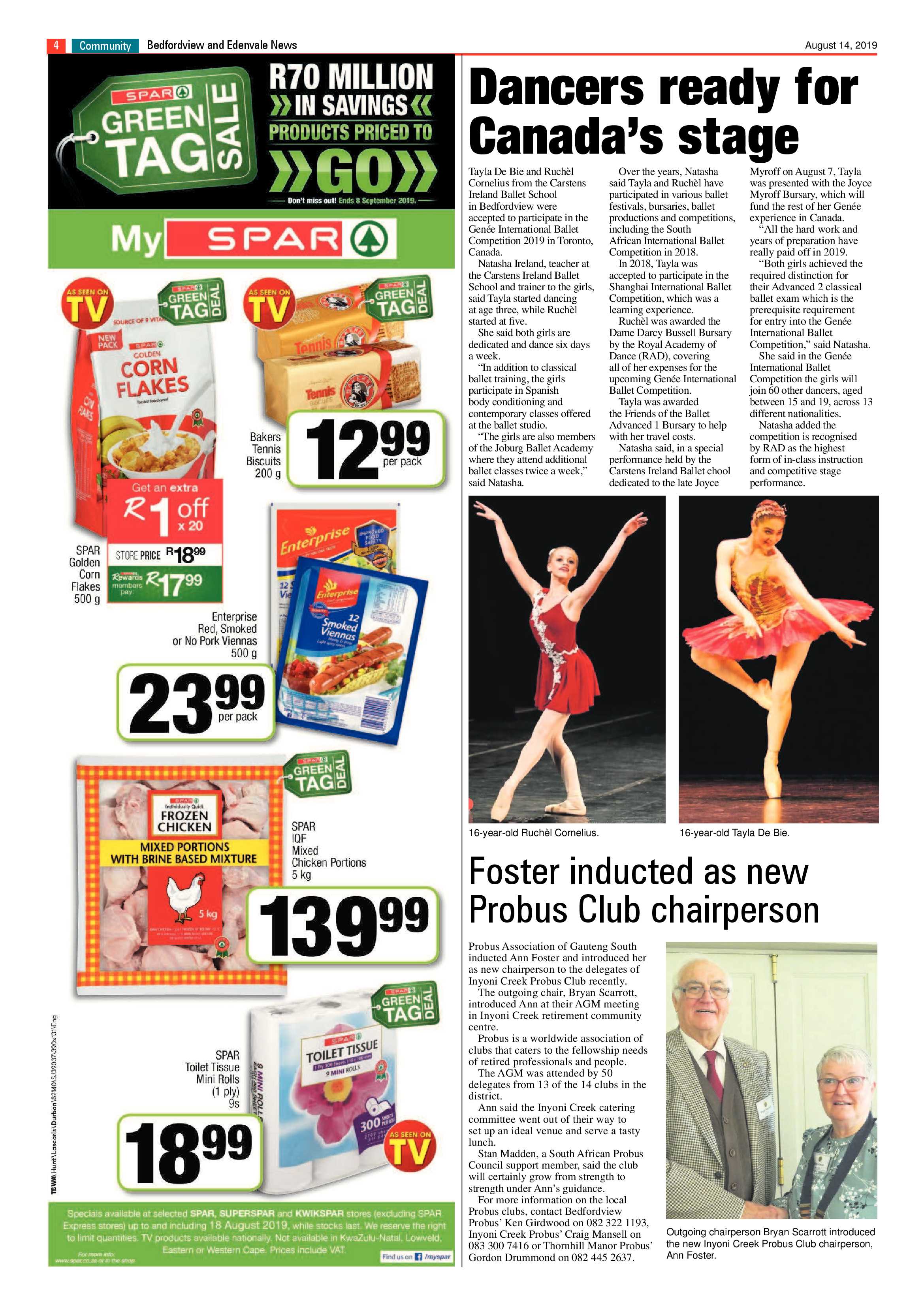 Bedfordview and Edenvale News 14 August 2019 page 4