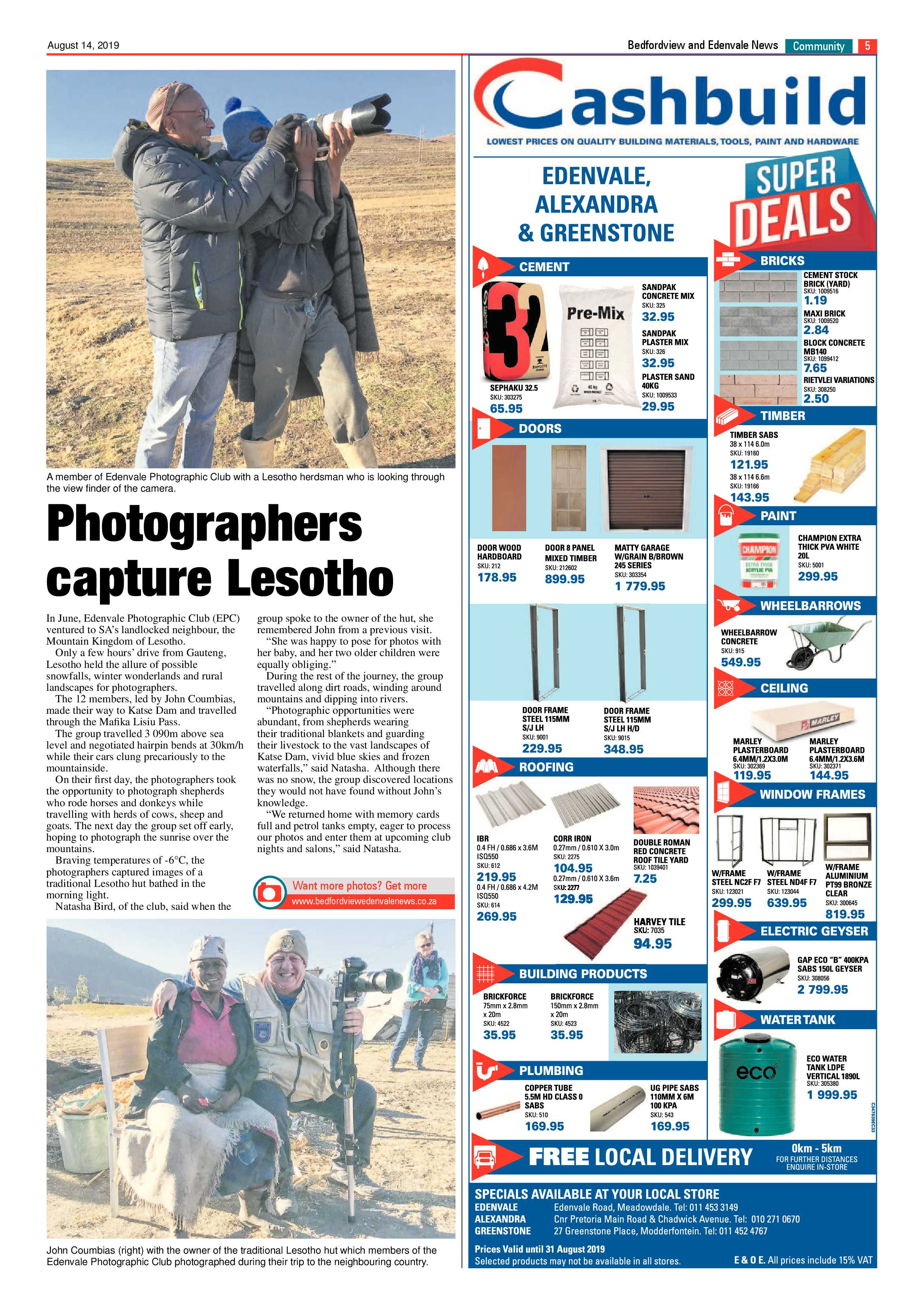 Bedfordview and Edenvale News 14 August 2019 page 5