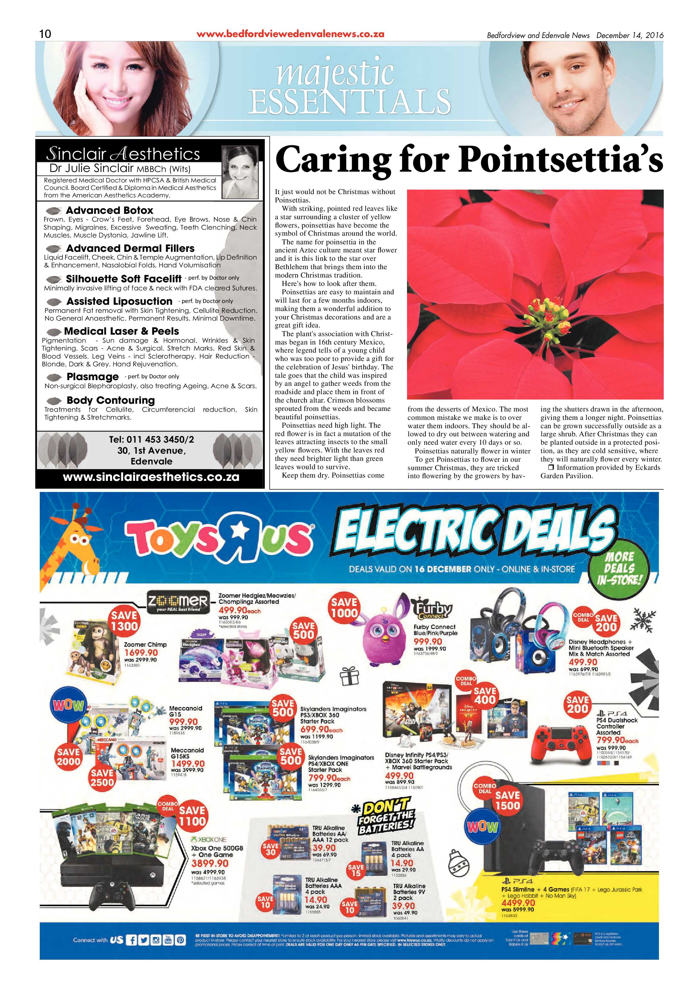 Bedfordview and Edenvale News 14 December 2016 page 10