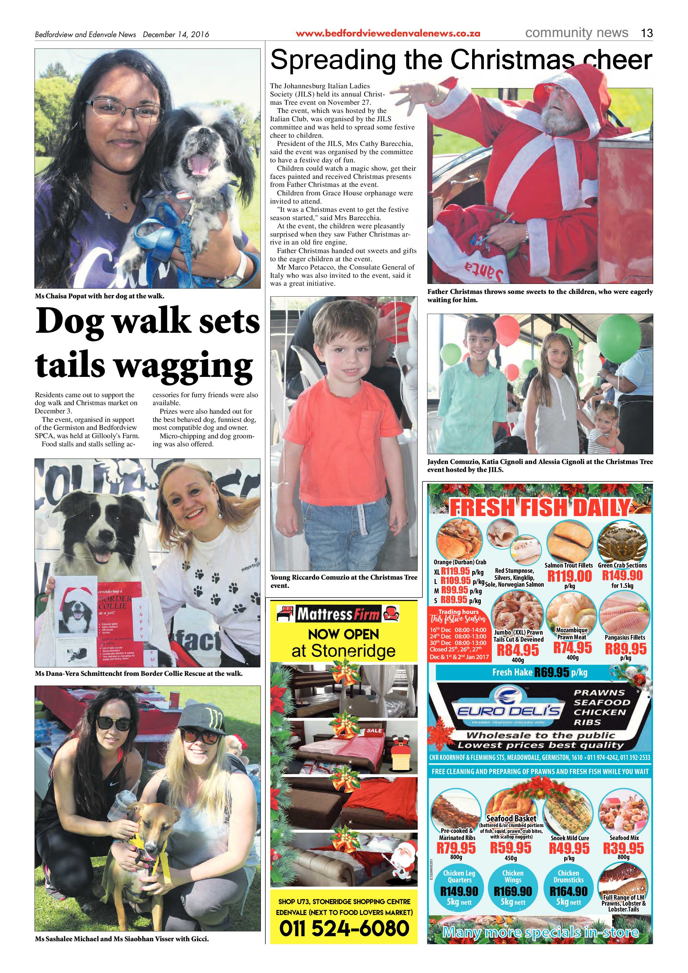 Bedfordview and Edenvale News 14 December 2016 page 13