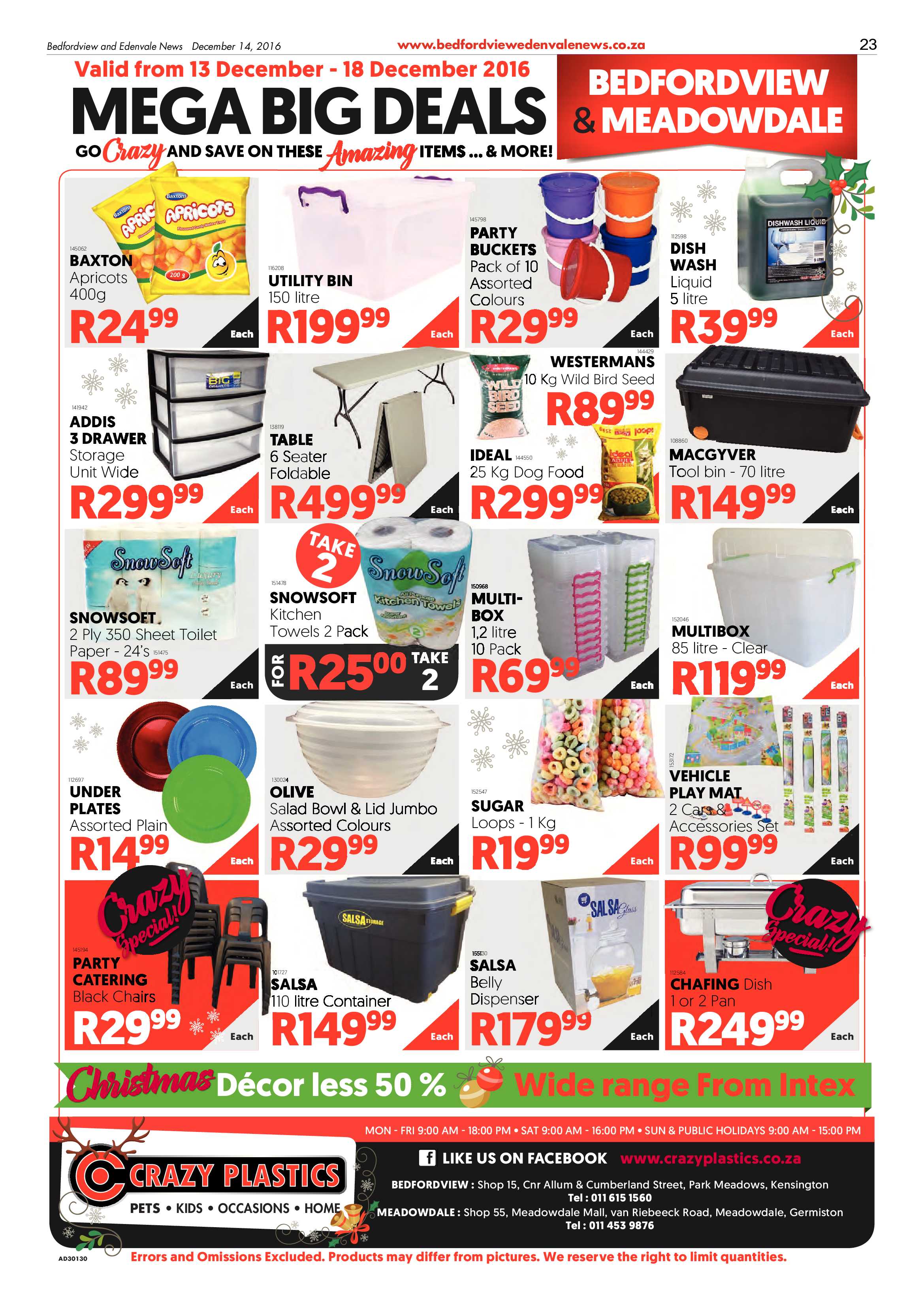 Bedfordview and Edenvale News 14 December 2016 page 23