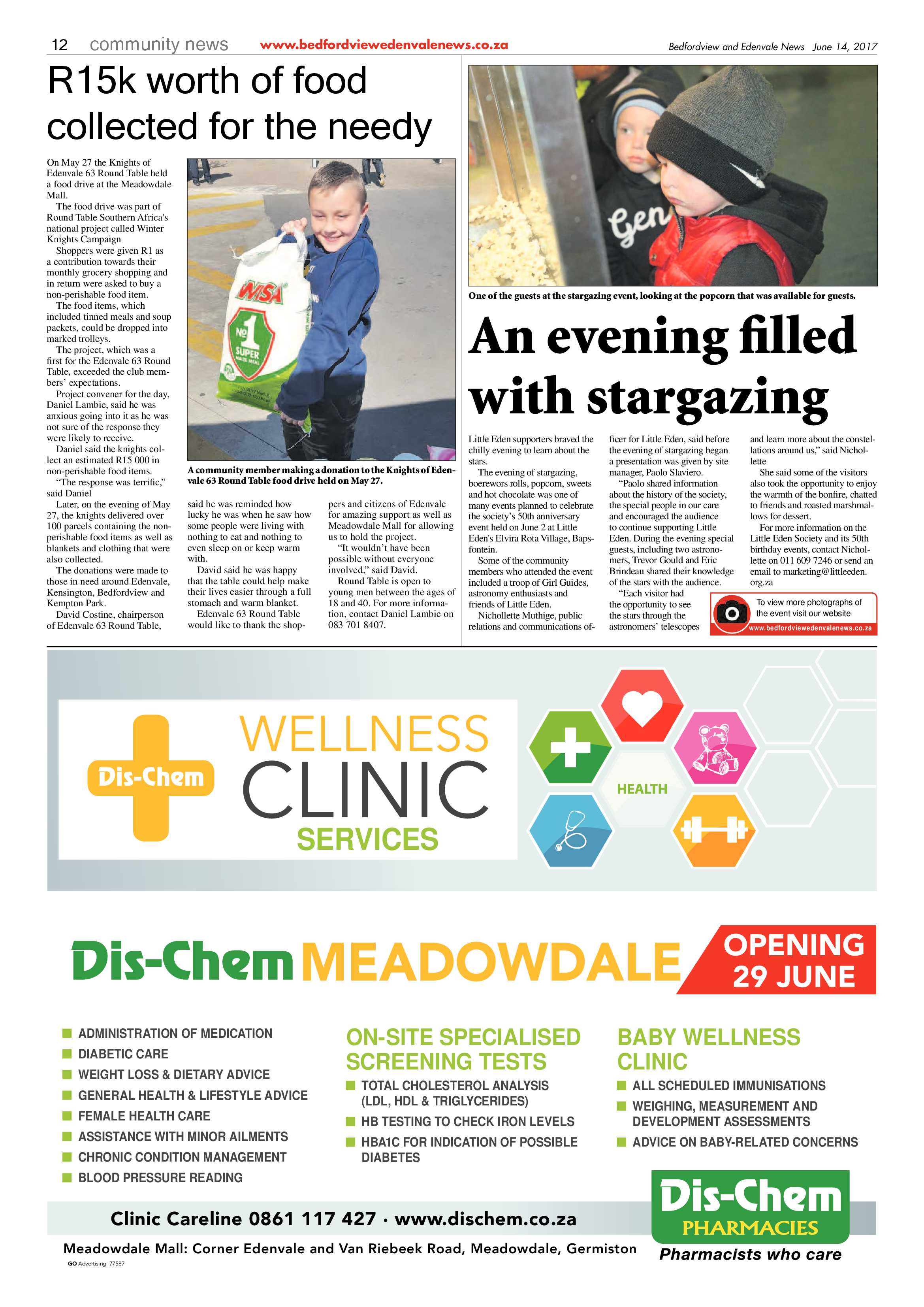 Bedfordview and Edenvale News 14 June 2017 page 12