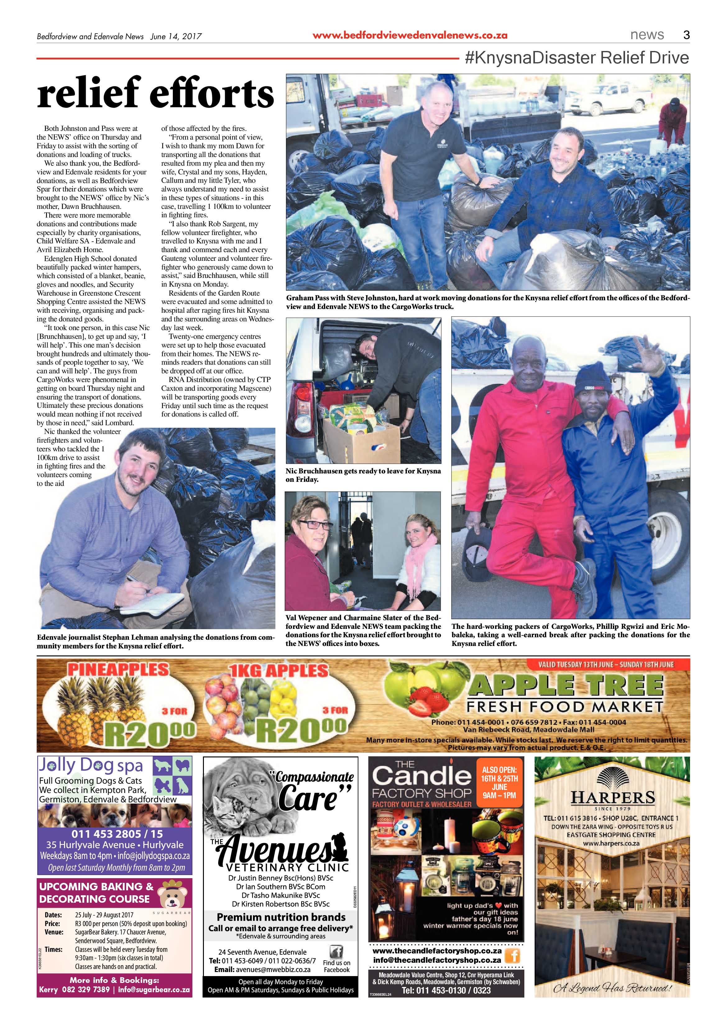 Bedfordview and Edenvale News 14 June 2017 page 3