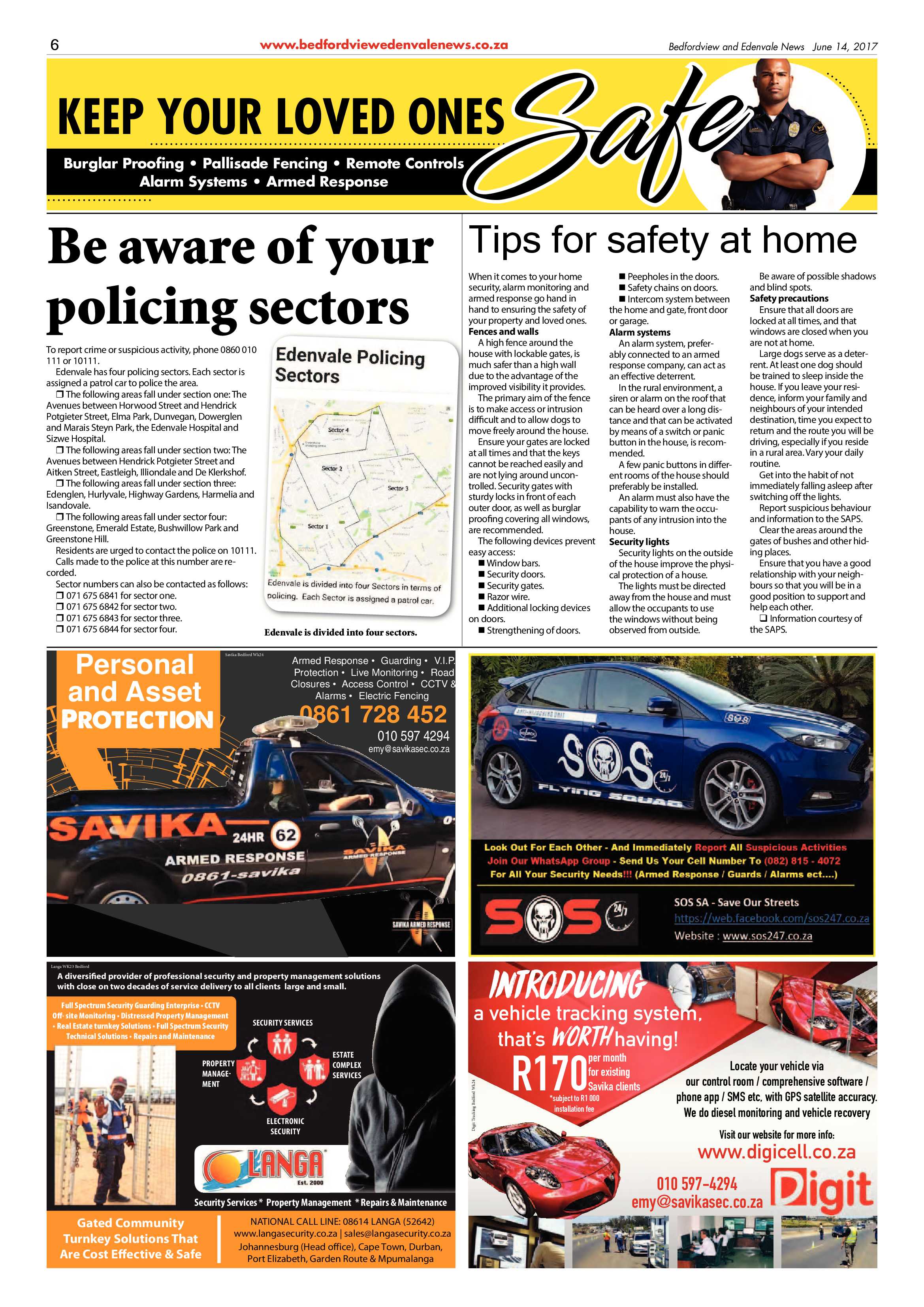 Bedfordview and Edenvale News 14 June 2017 page 6