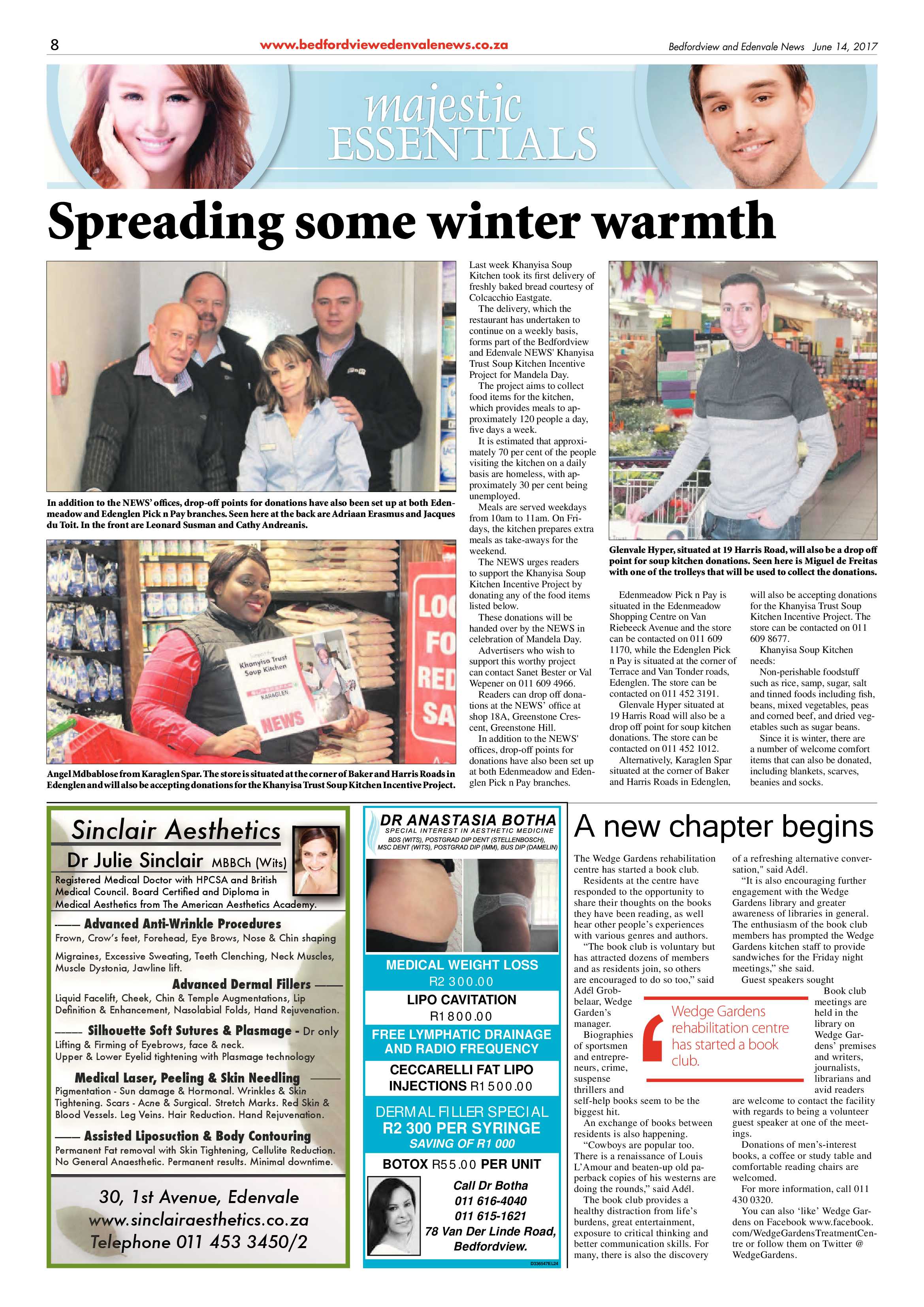 Bedfordview and Edenvale News 14 June 2017 page 8