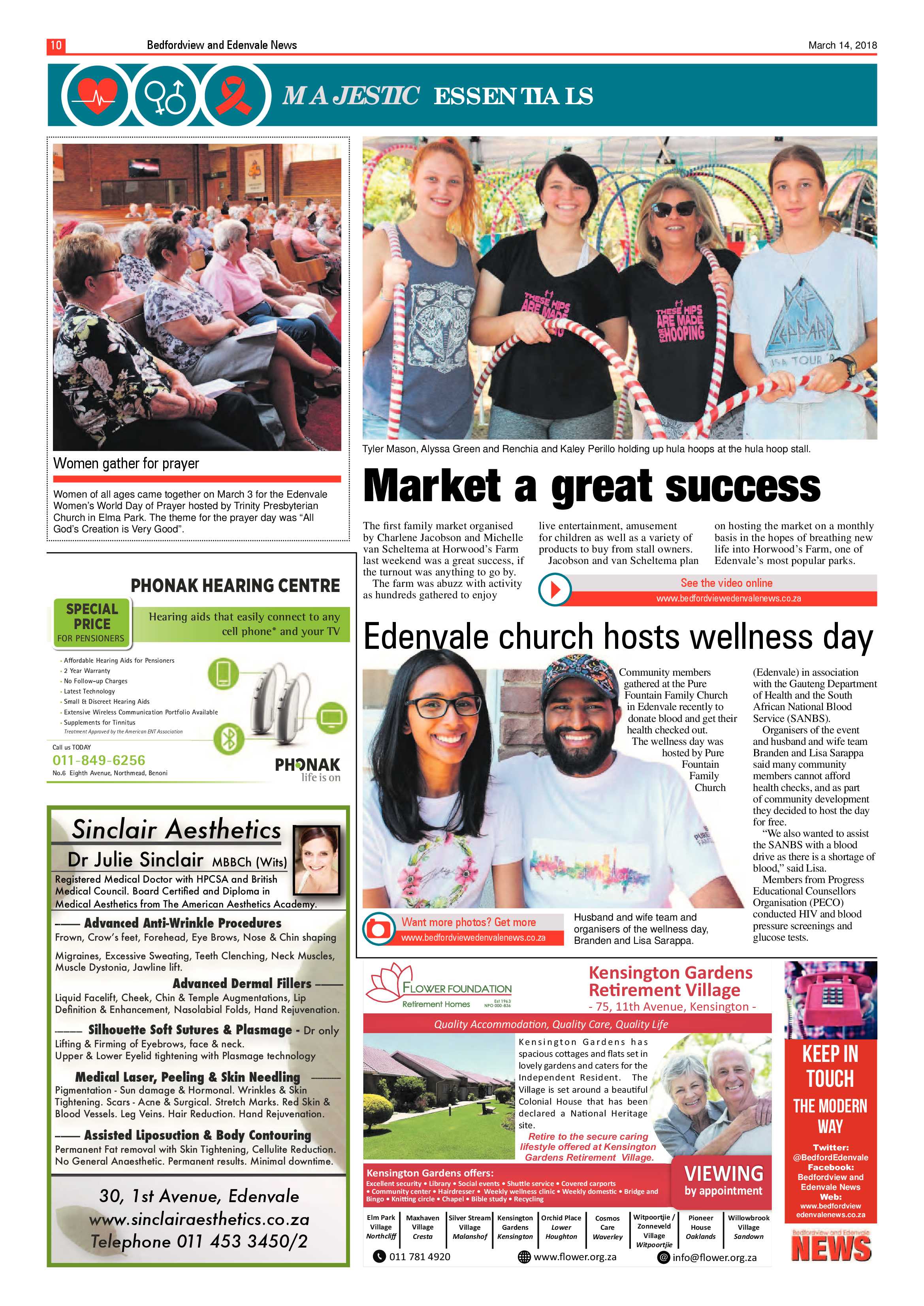 Bedfordview and Edenvale News 14 March 2018 page 10