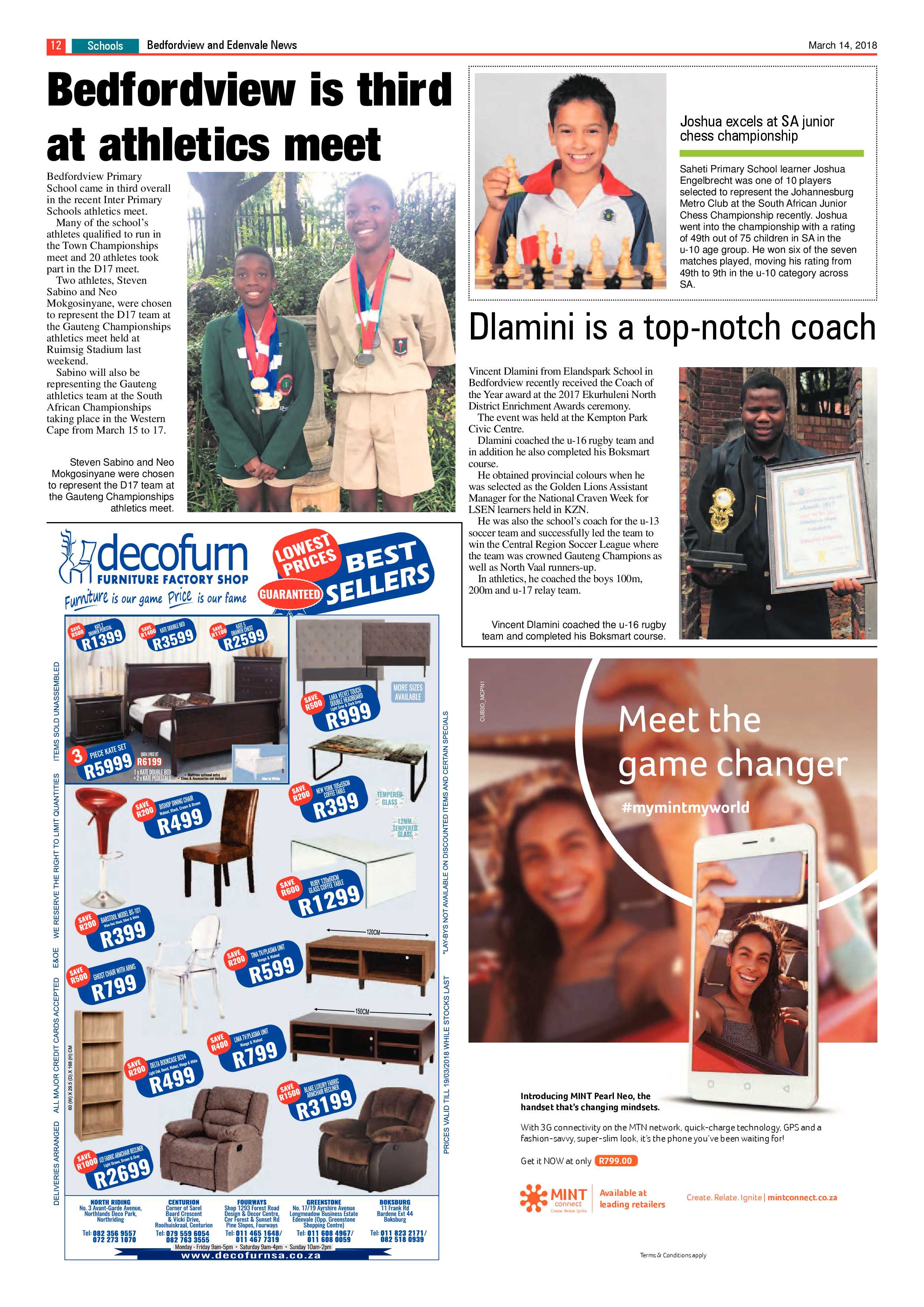 Bedfordview and Edenvale News 14 March 2018 page 12