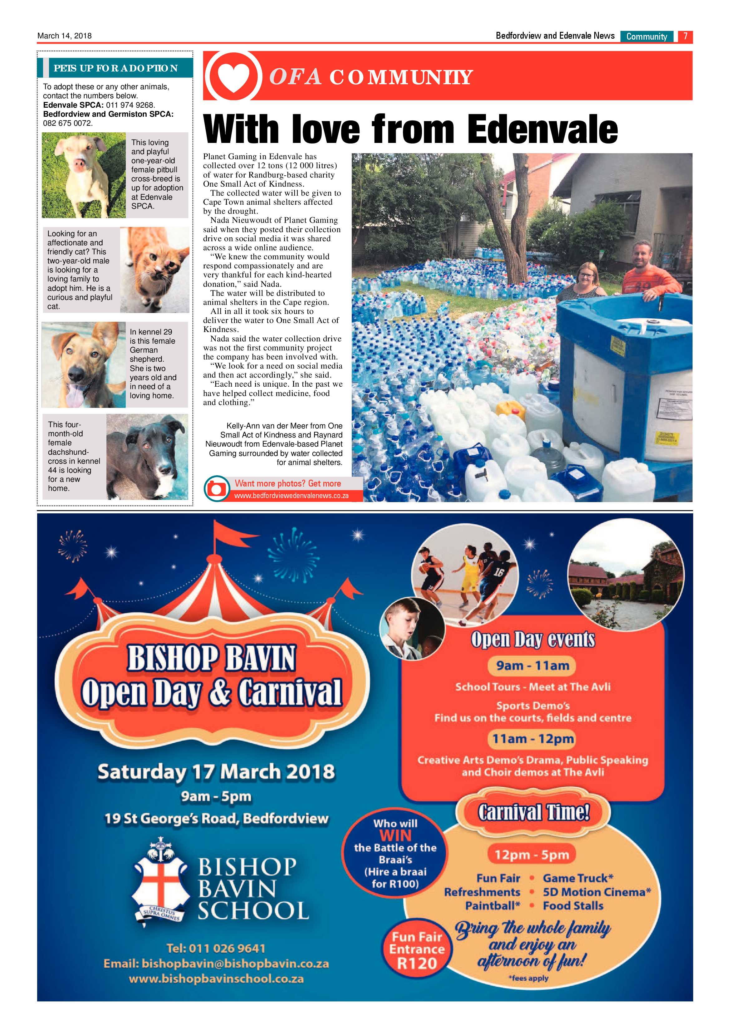 Bedfordview and Edenvale News 14 March 2018 page 7