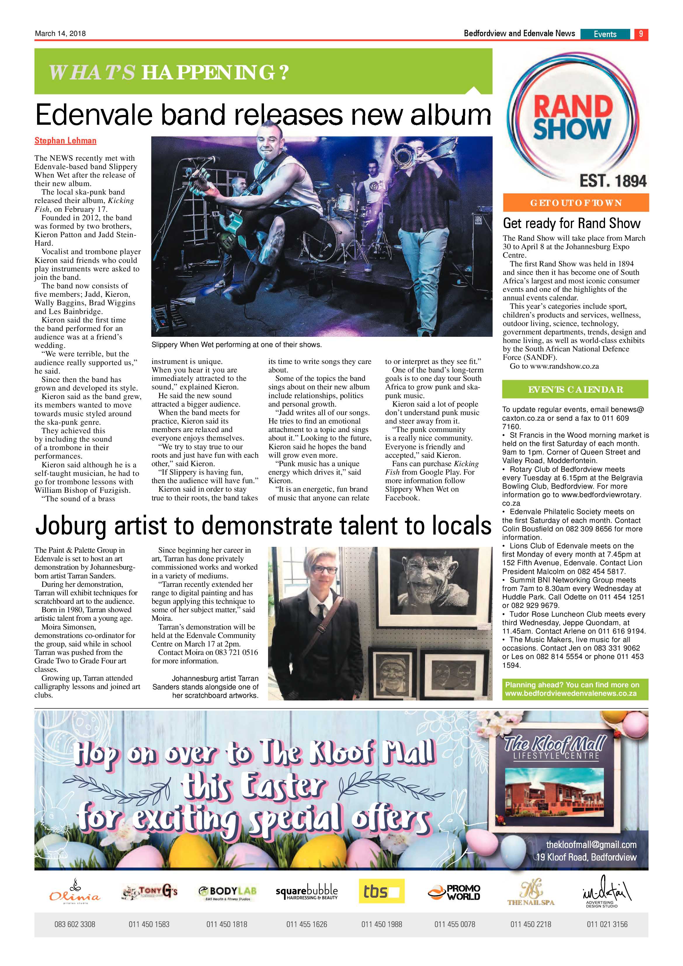 Bedfordview and Edenvale News 14 March 2018 page 9