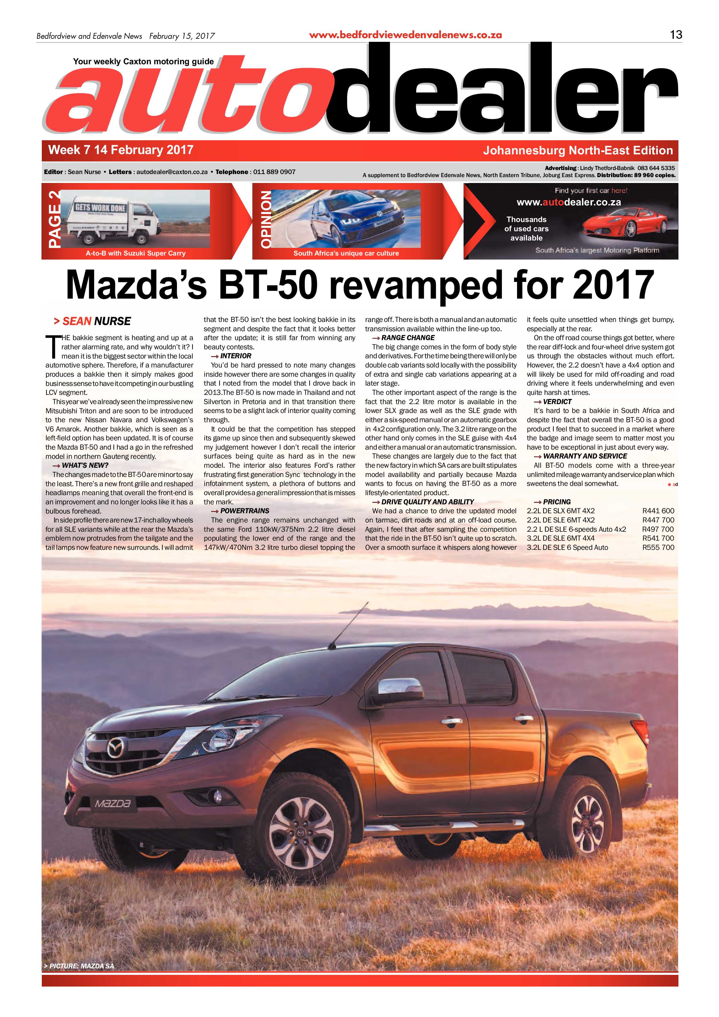 Bedfordview and Edenvale News 15 February 2017 page 13