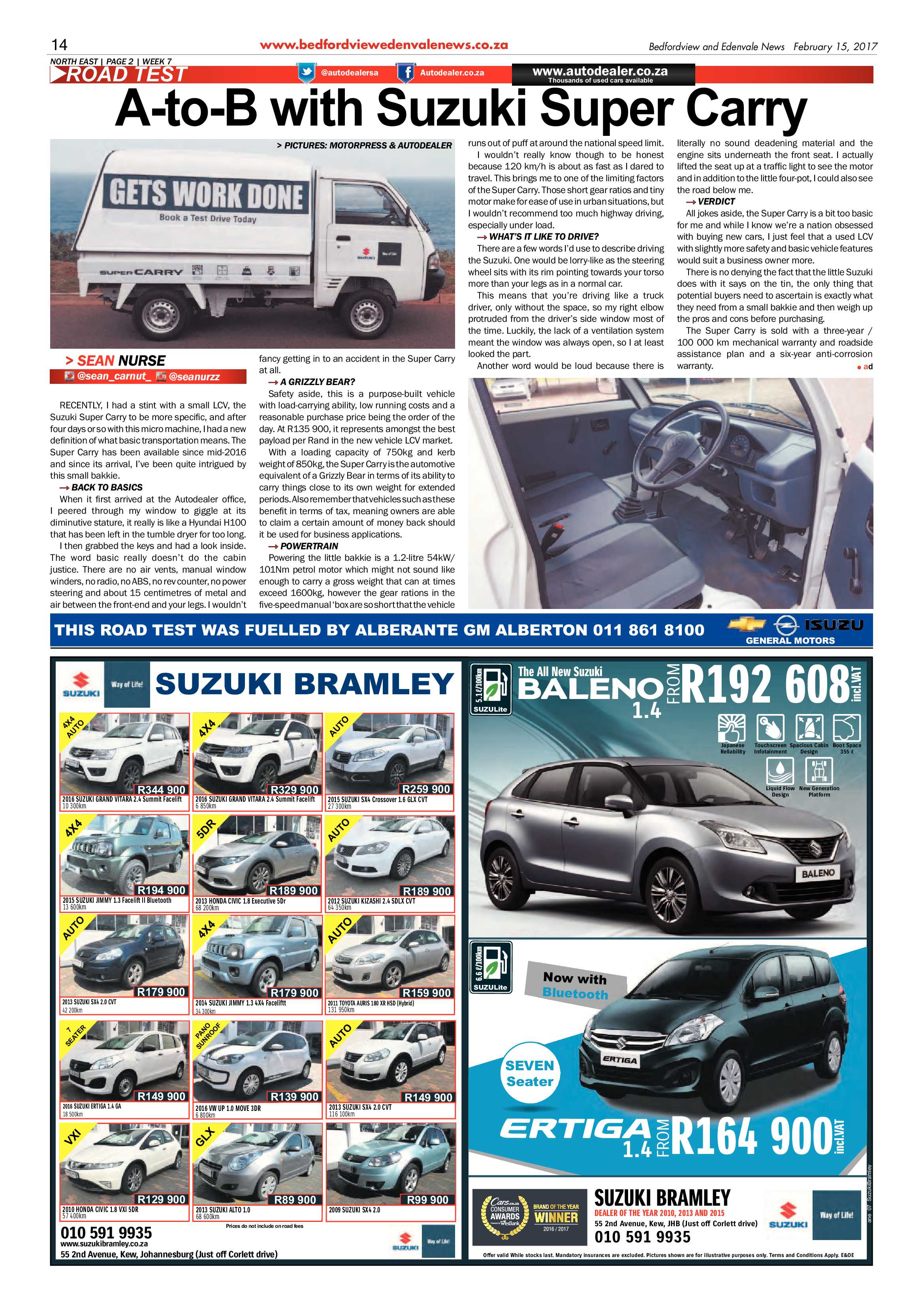 Bedfordview and Edenvale News 15 February 2017 page 14