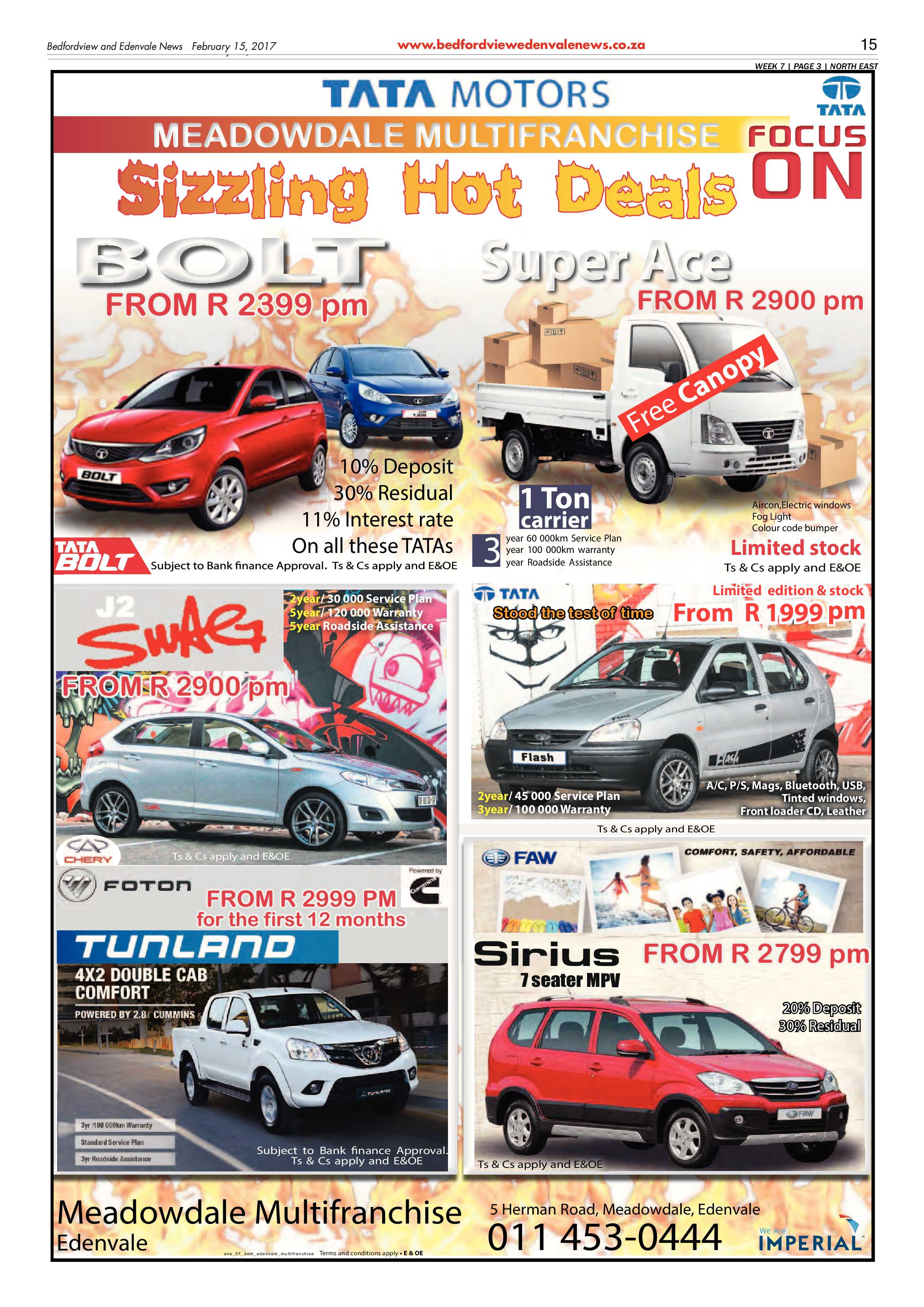 Bedfordview and Edenvale News 15 February 2017 page 15
