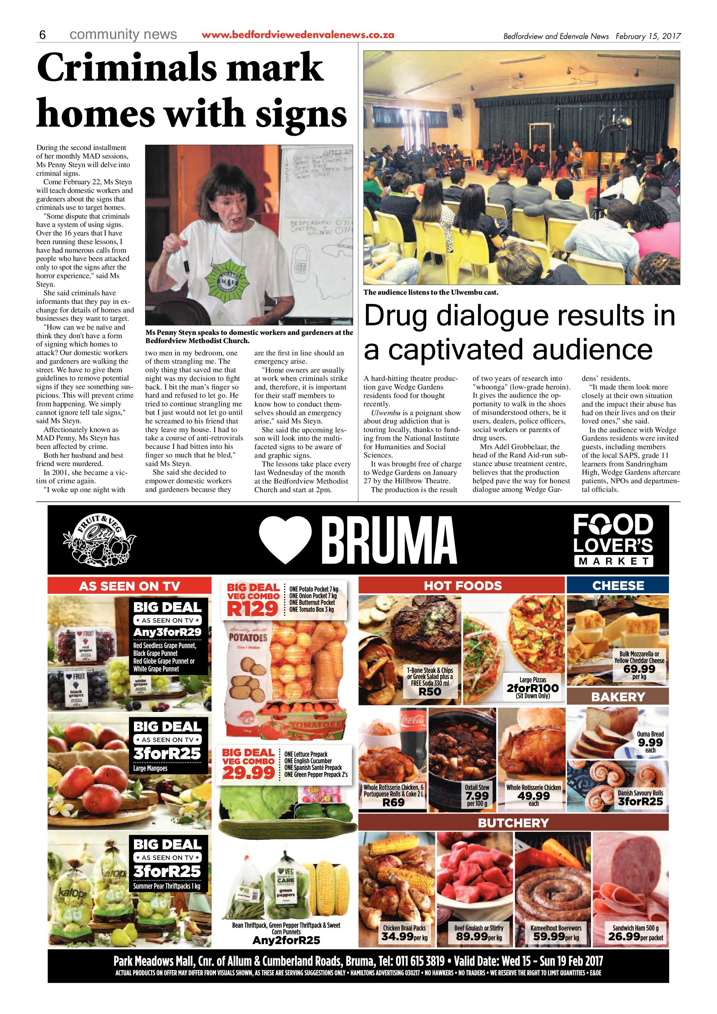 Bedfordview and Edenvale News 15 February 2017 page 6