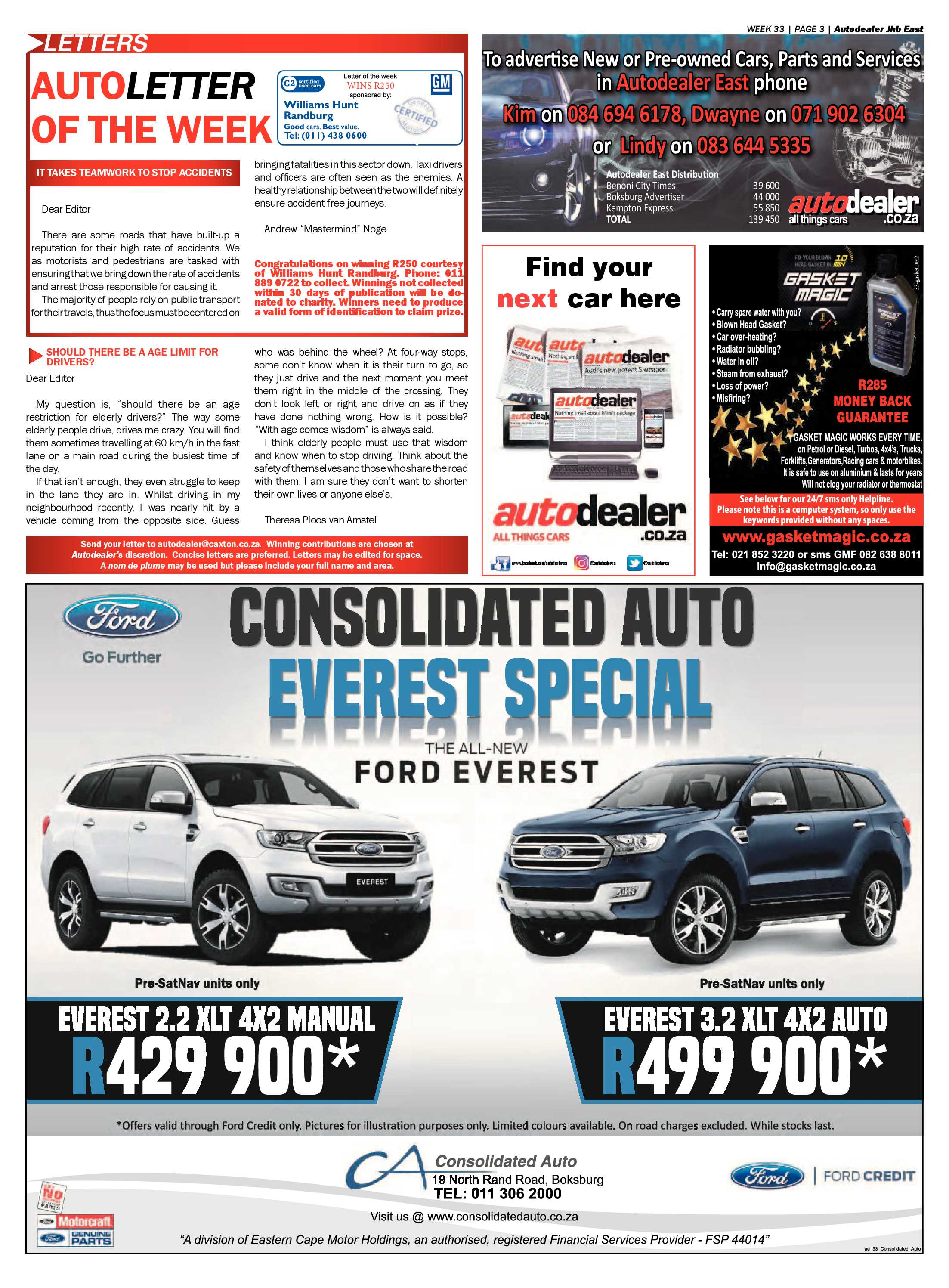 Bedfordview and Edenvale News 16 August 2017 page 27
