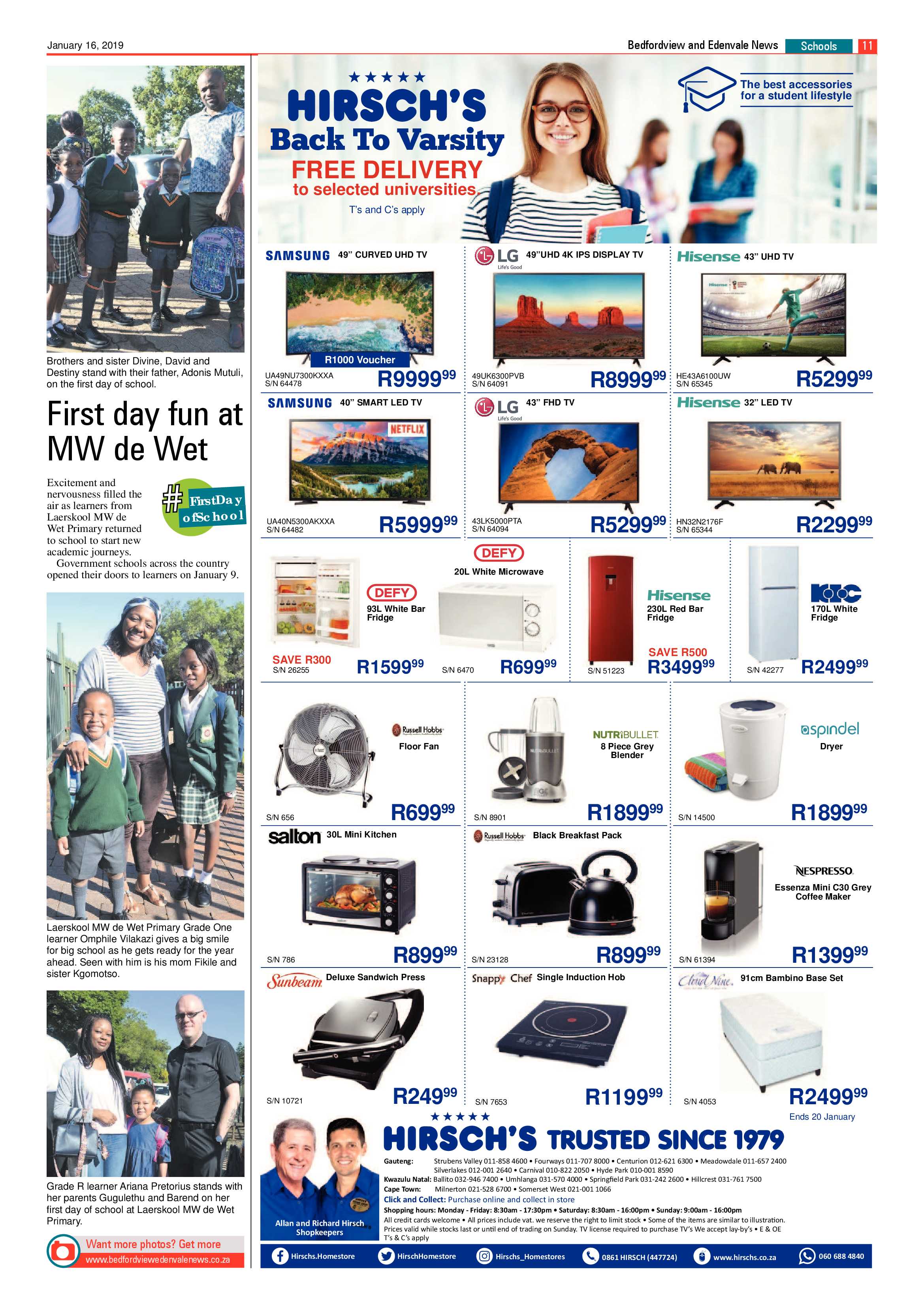 Bedfordview and Edenvale News 16 January 2019 page 11