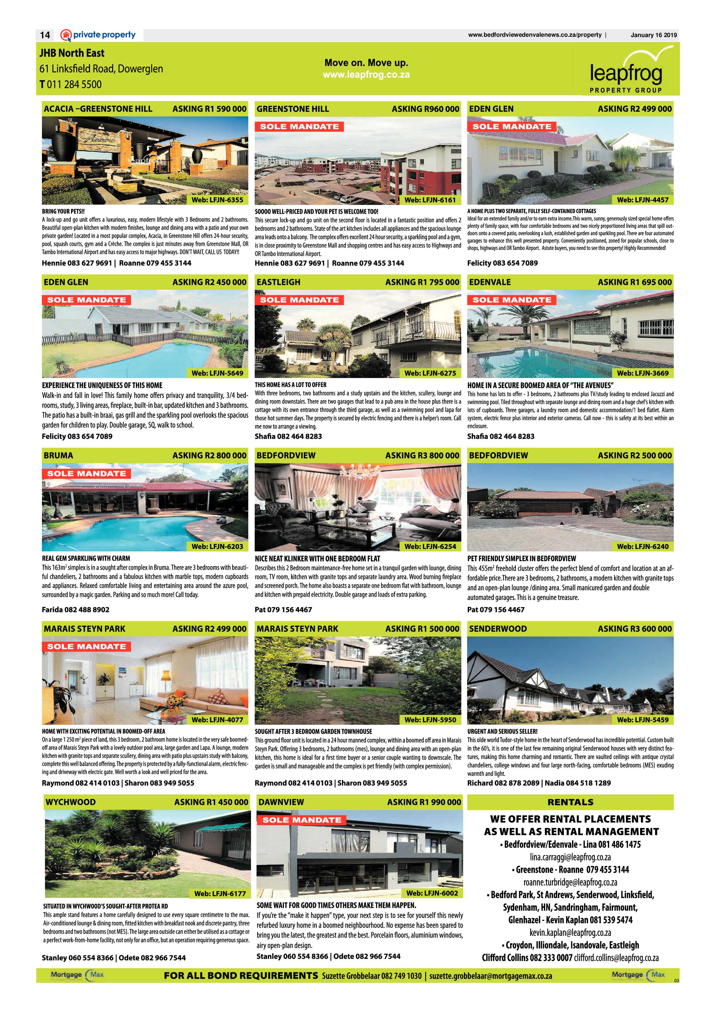 Bedfordview and Edenvale News 16 January 2019 page 14