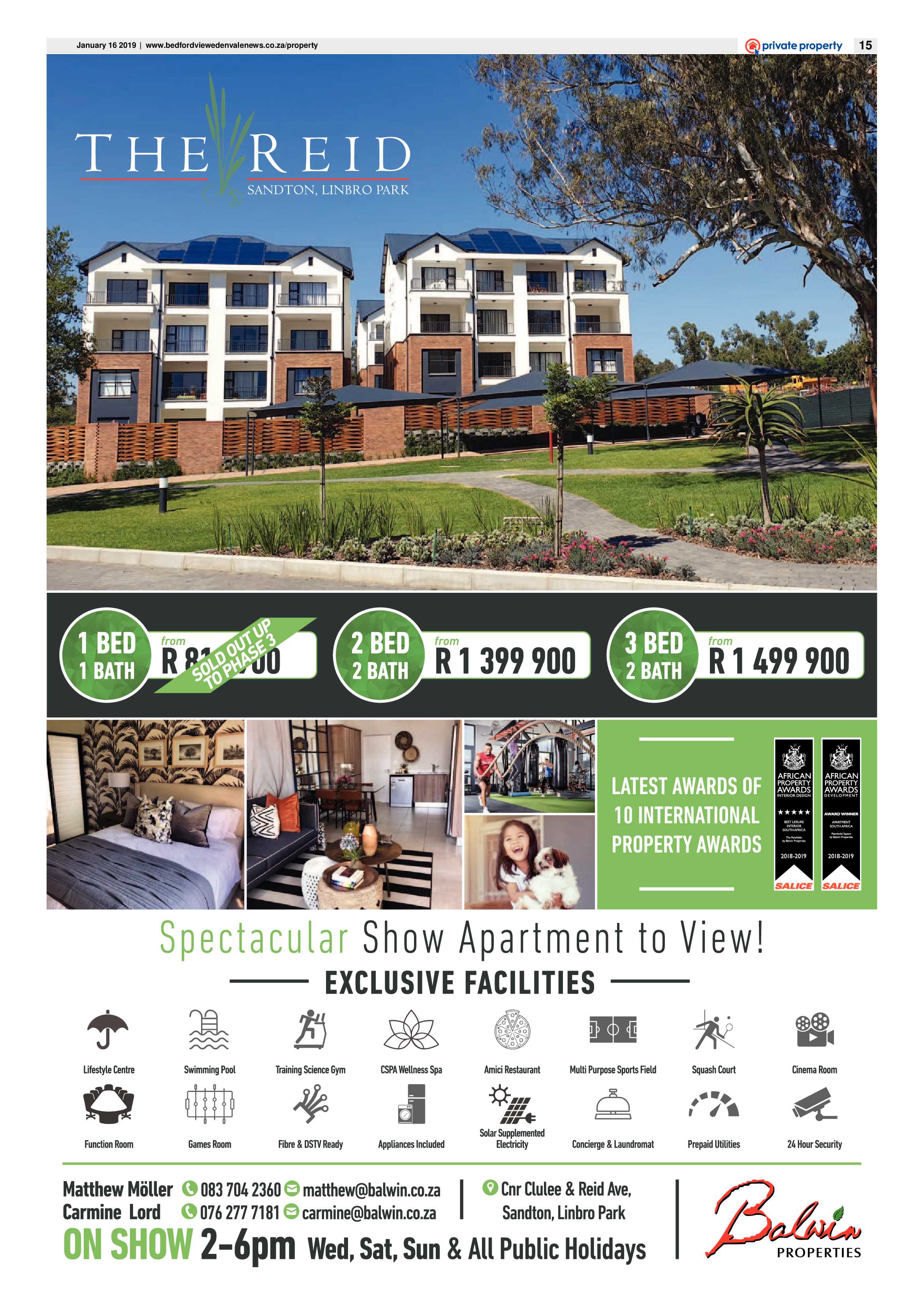 Bedfordview and Edenvale News 16 January 2019 page 15