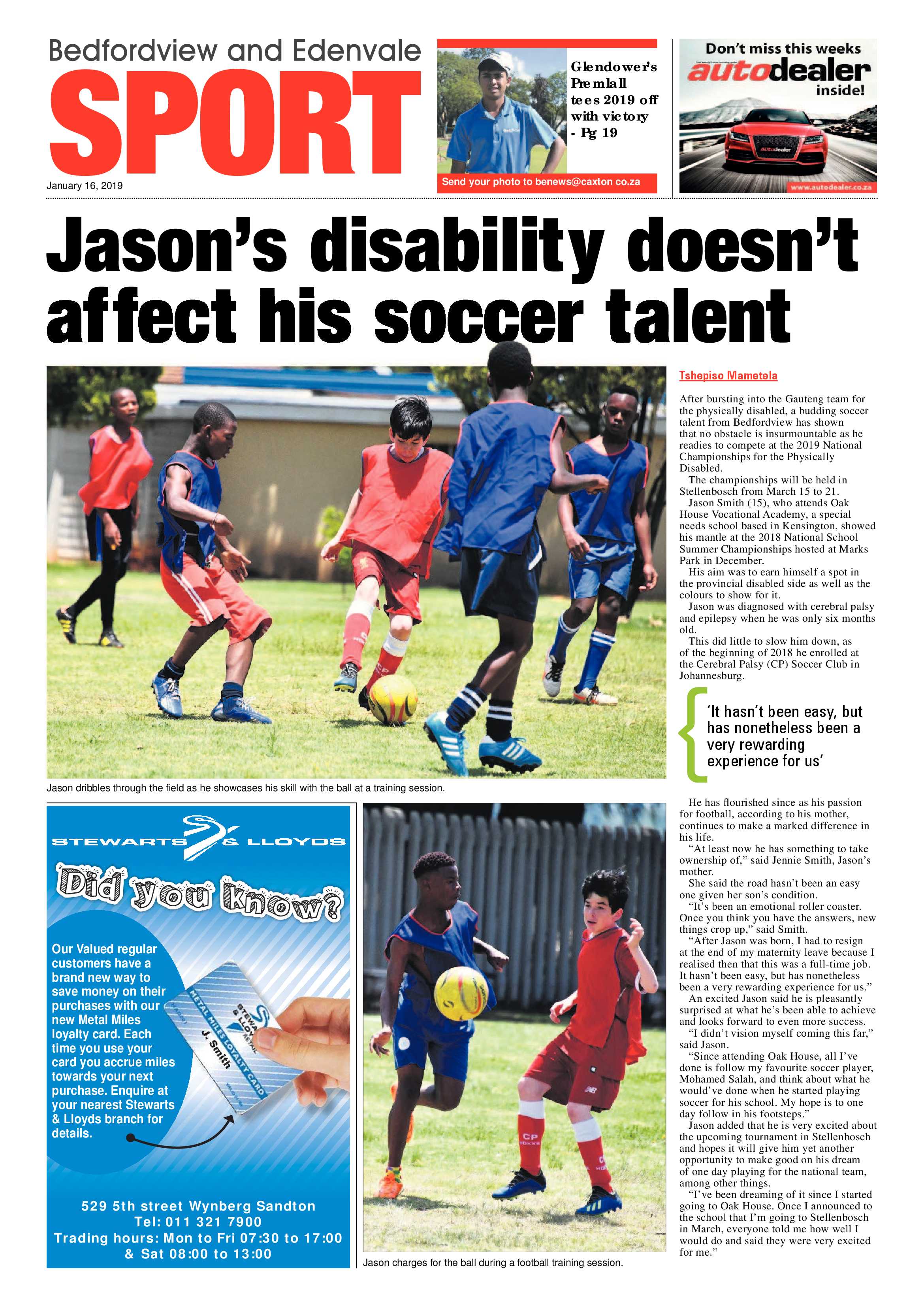 Bedfordview and Edenvale News 16 January 2019 page 20