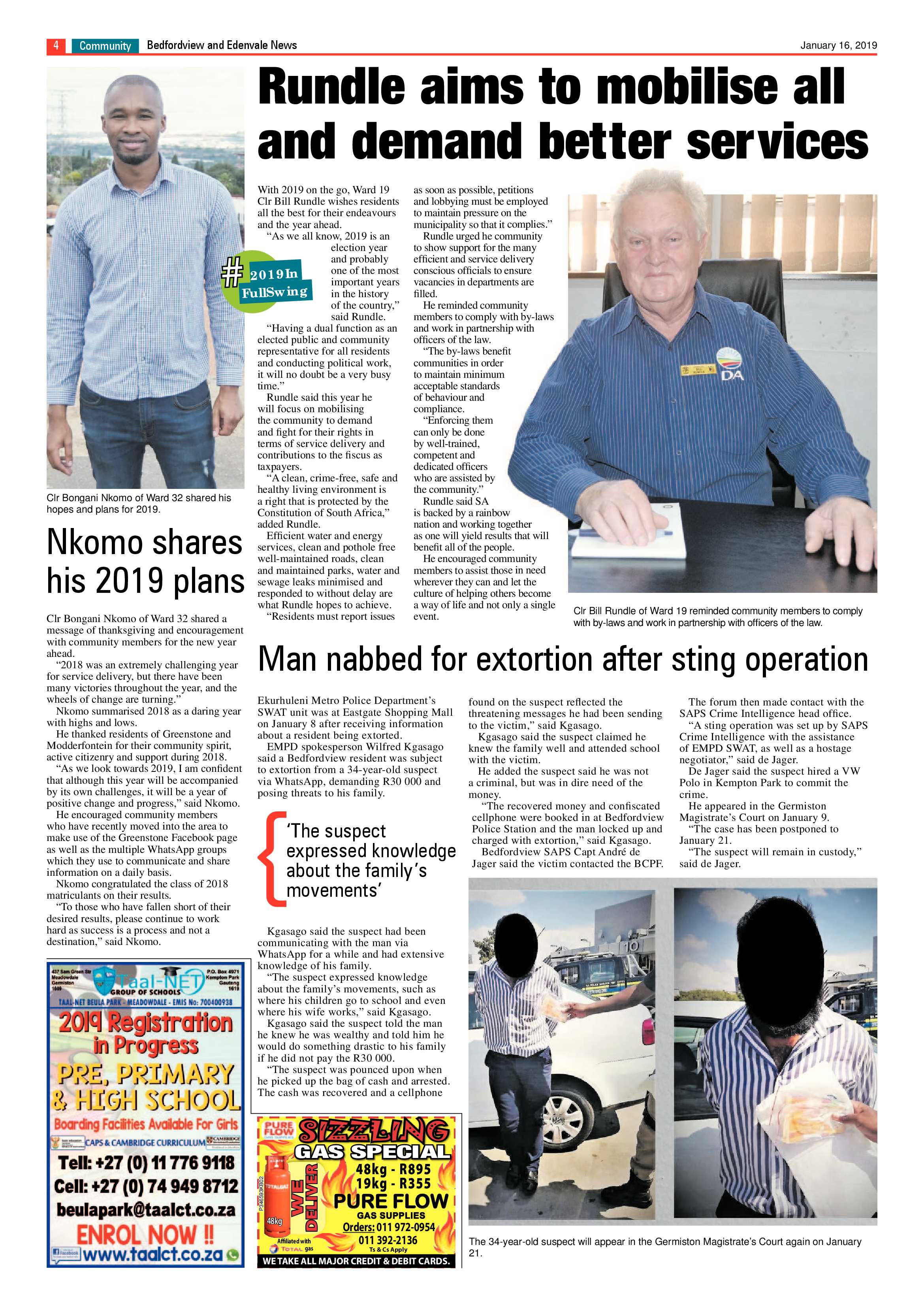 Bedfordview and Edenvale News 16 January 2019 page 4