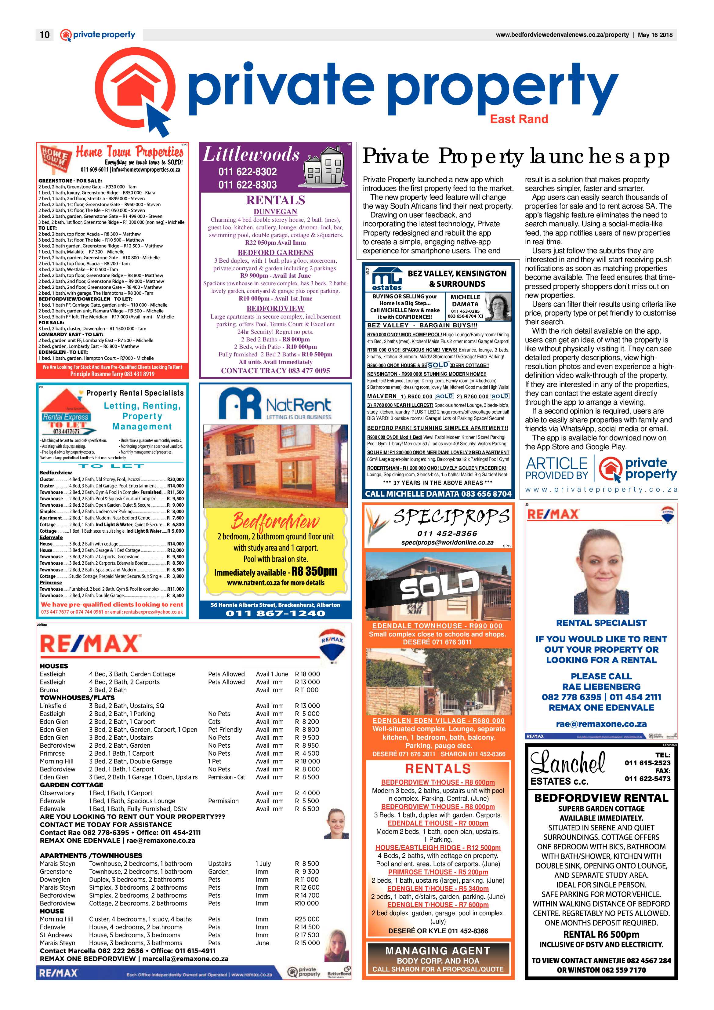 Bedfordview and Edenvale News 16 May 2018 page 10