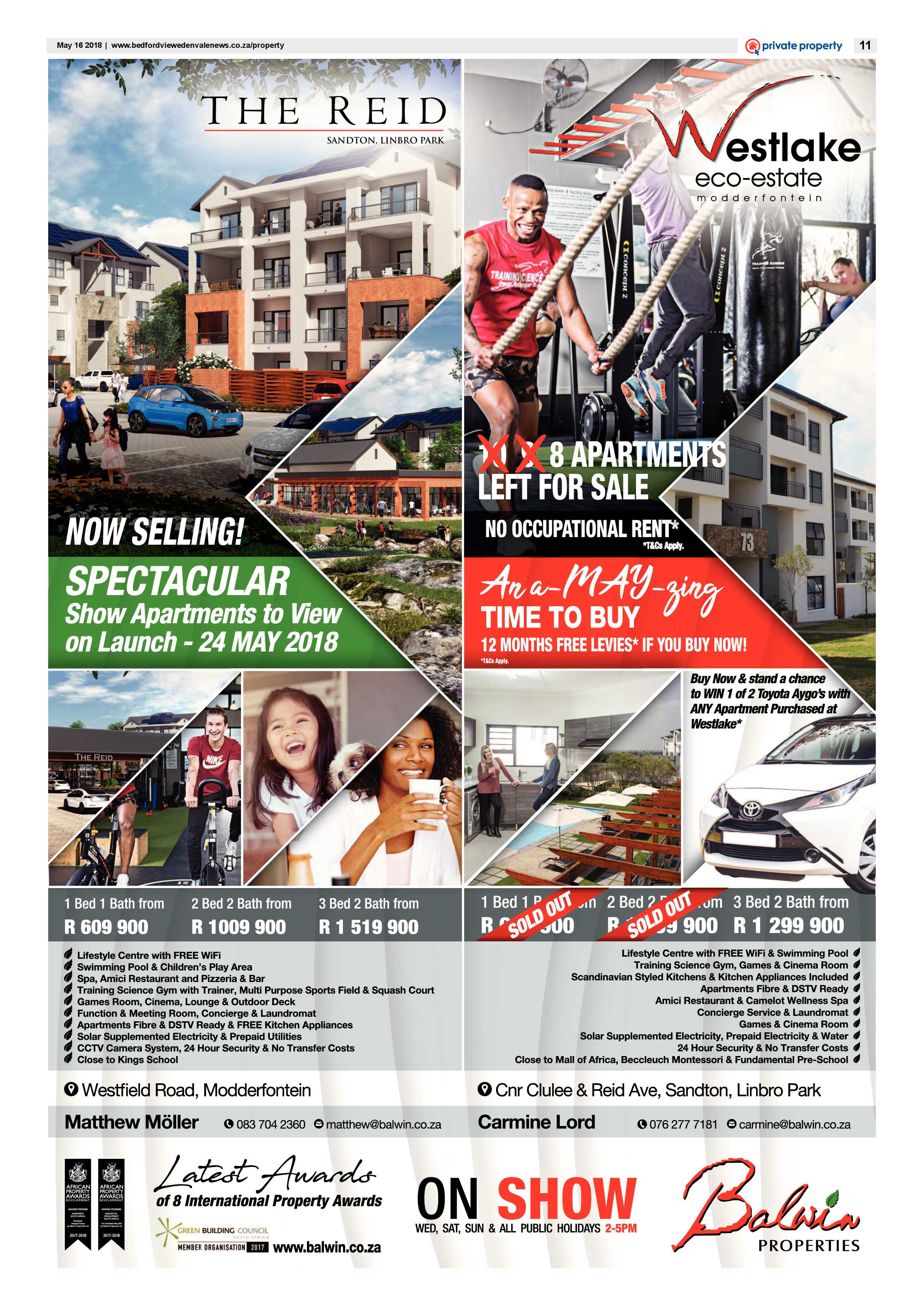 Bedfordview and Edenvale News 16 May 2018 page 11