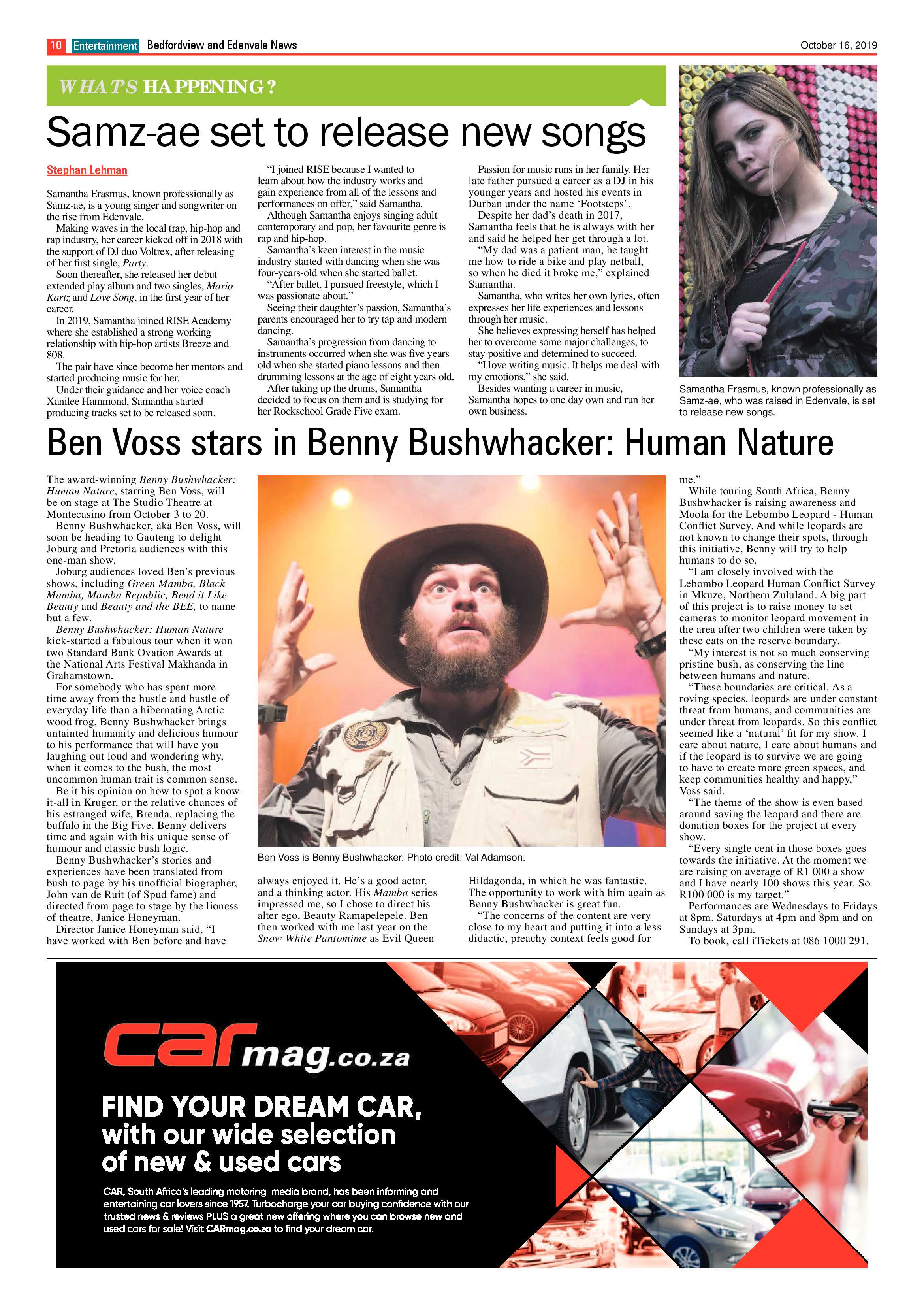 Bedfordview and Edenvale News 16 October 2019 page 10