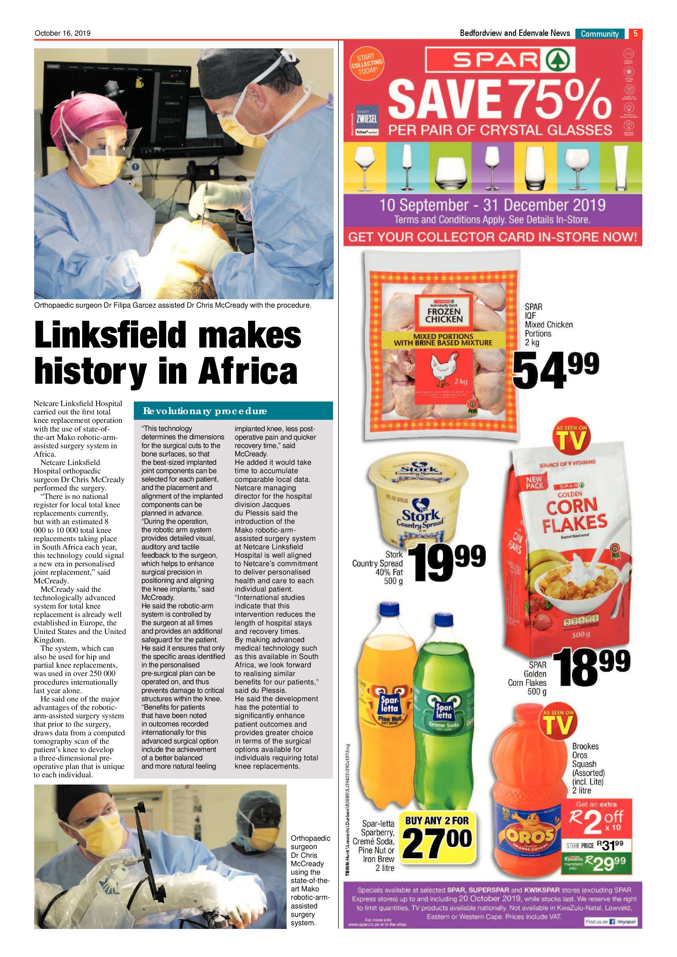 Bedfordview and Edenvale News 16 October 2019 page 5