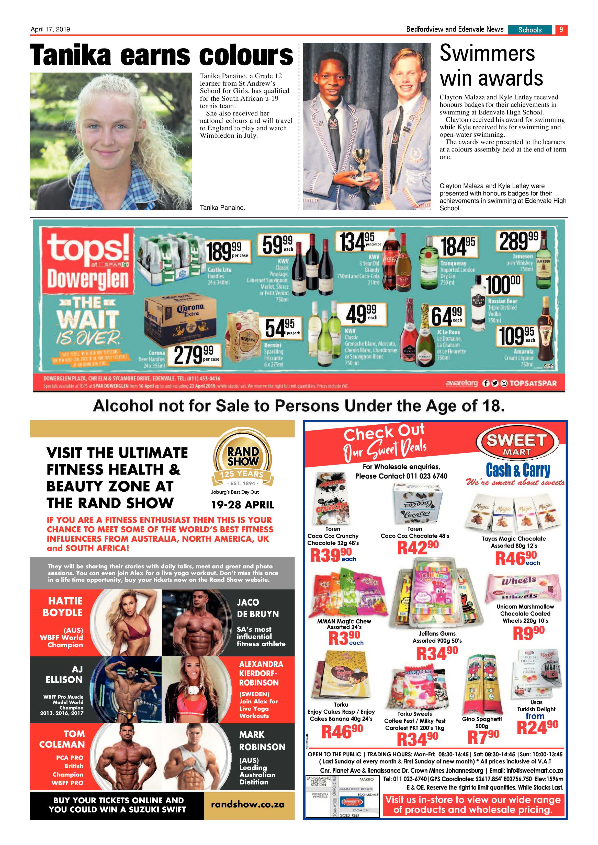 Bedfordview and Edenvale News 17 April 2019 page 9