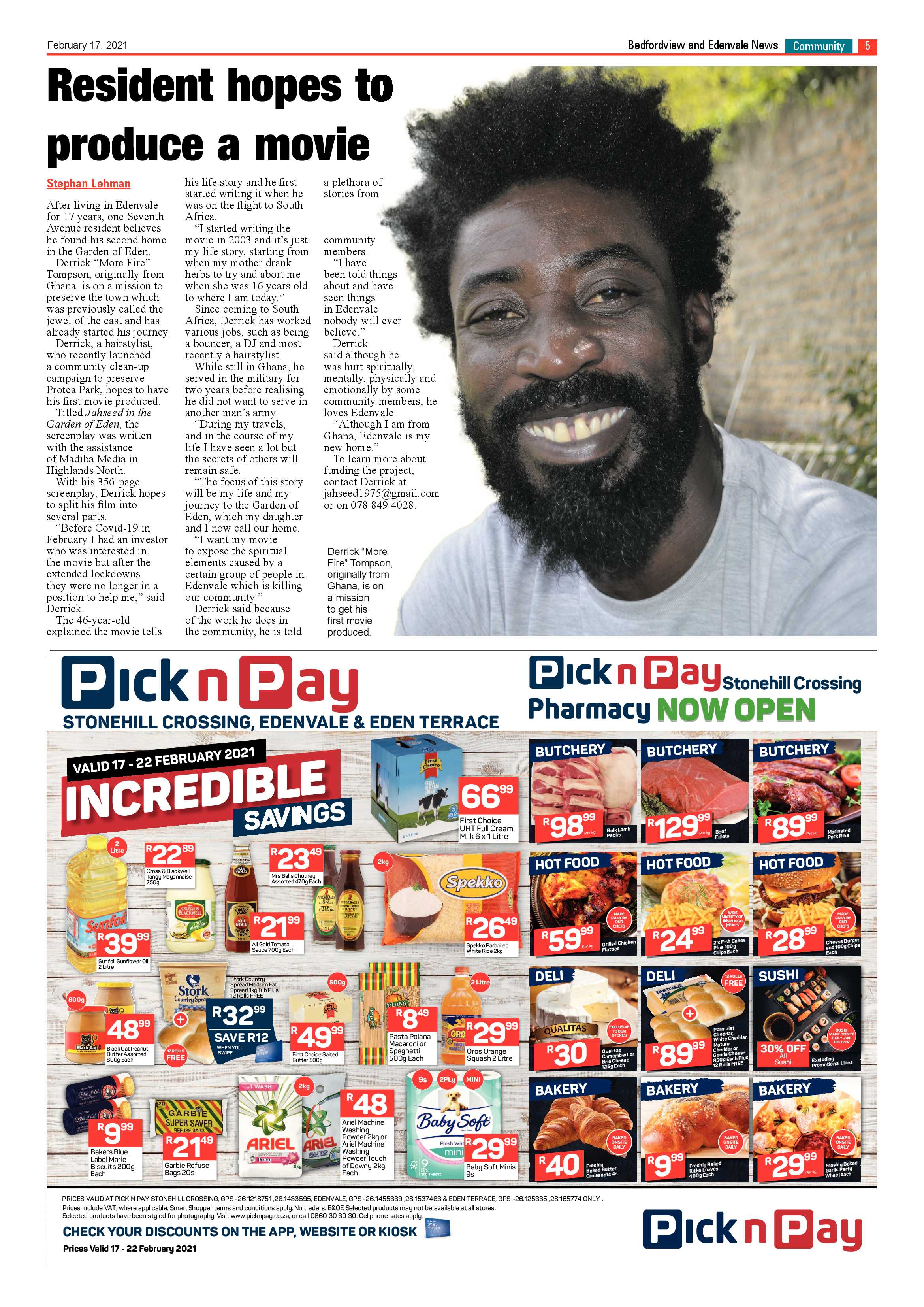 Bedfordview and Edenvale News 17 February 2021 page 5