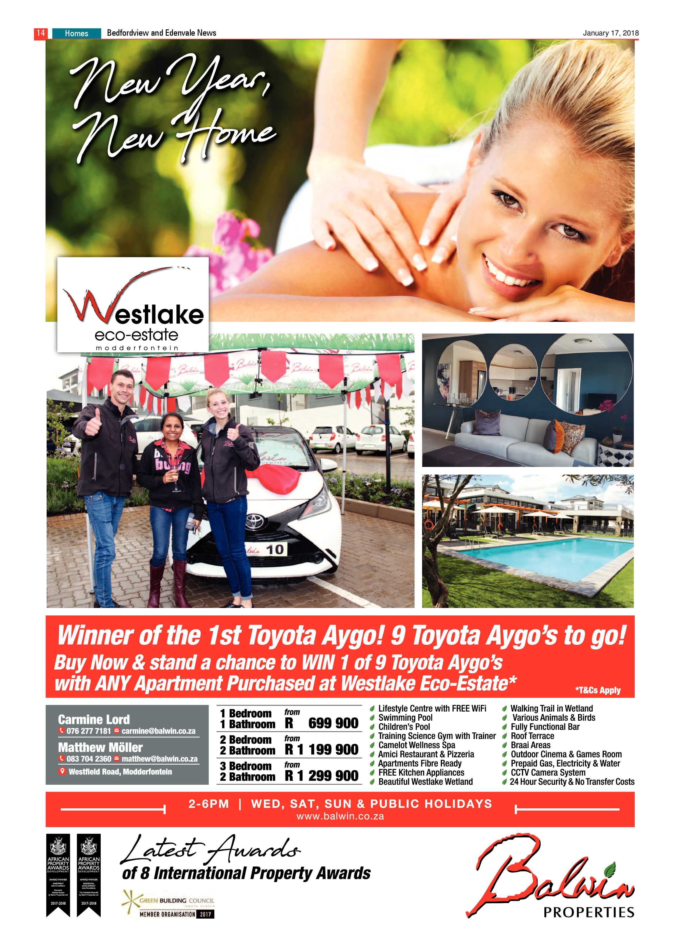 Bedfordview and Edenvale News 17 January 2018 page 14