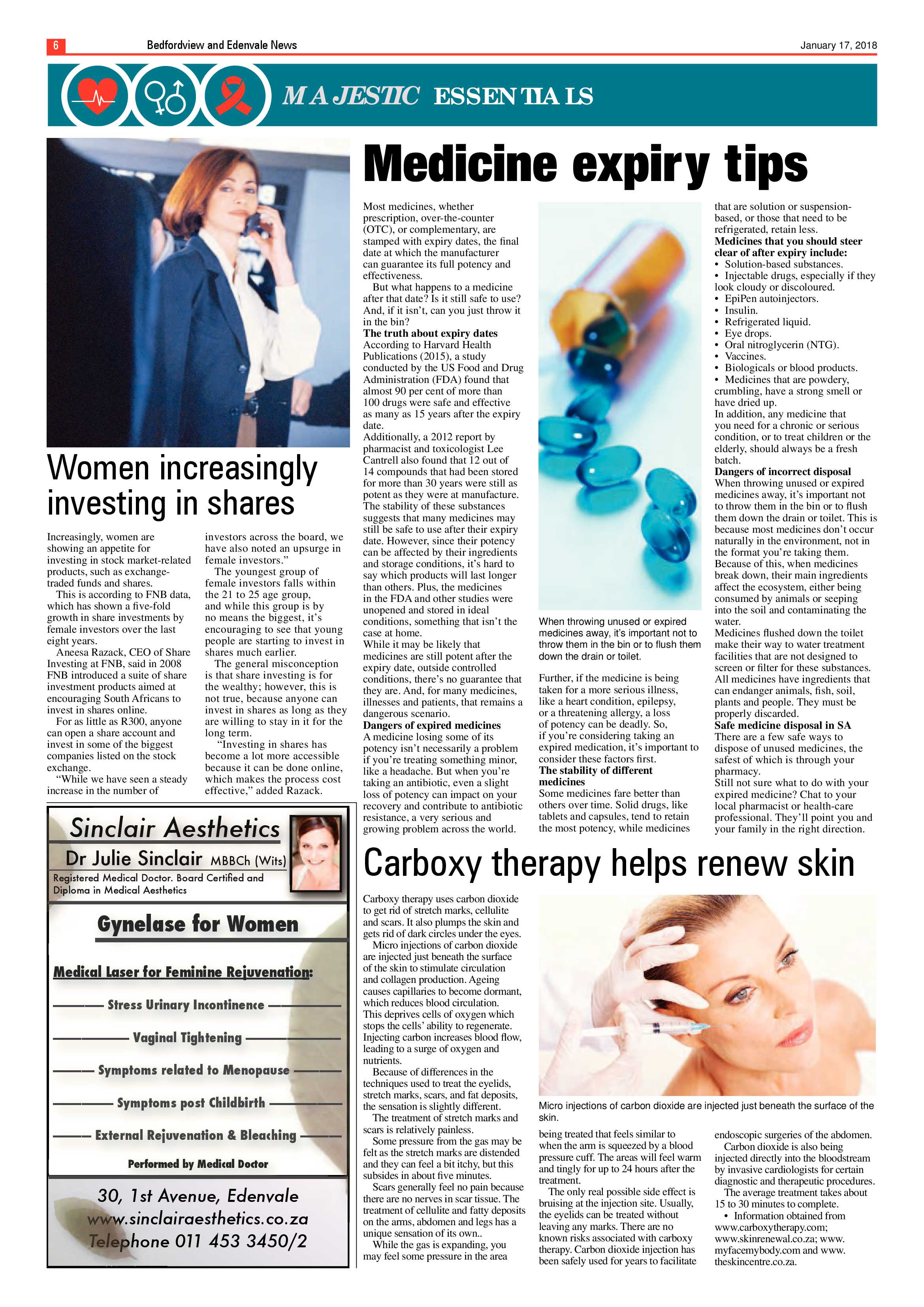 Bedfordview and Edenvale News 17 January 2018 page 6