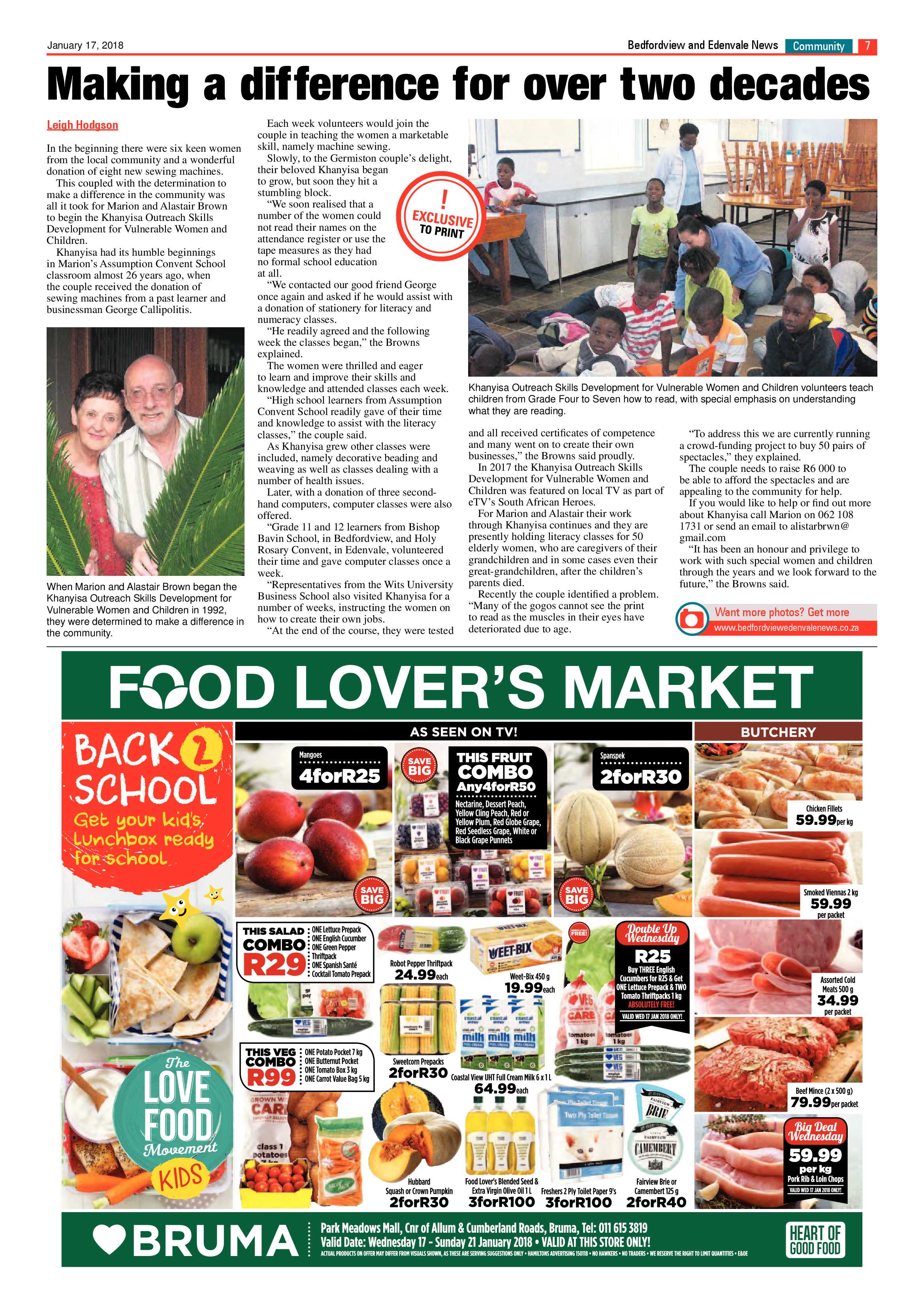 Bedfordview and Edenvale News 17 January 2018 page 7
