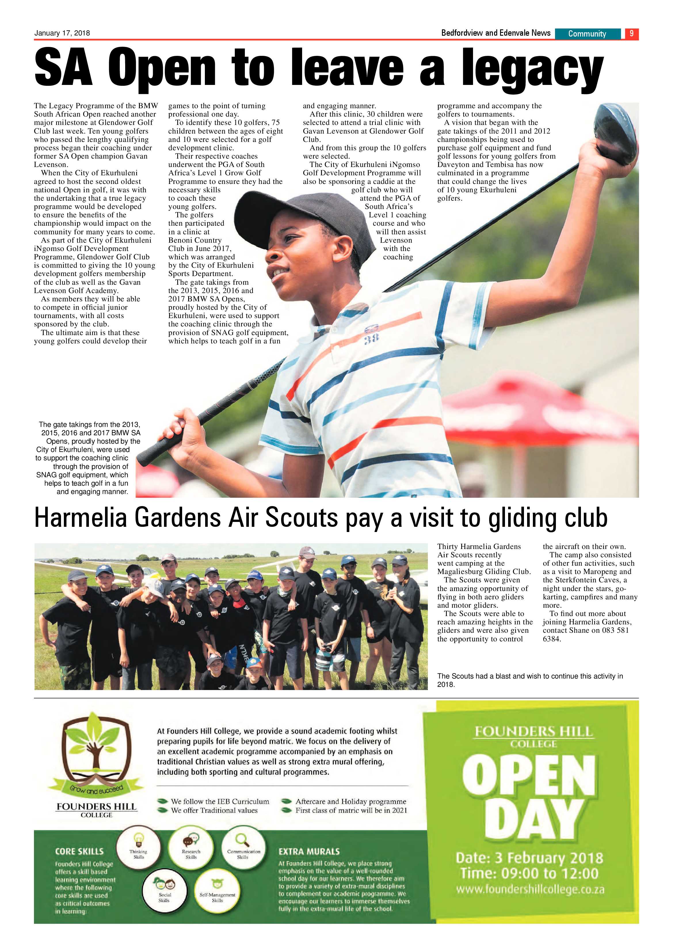 Bedfordview and Edenvale News 17 January 2018 page 9