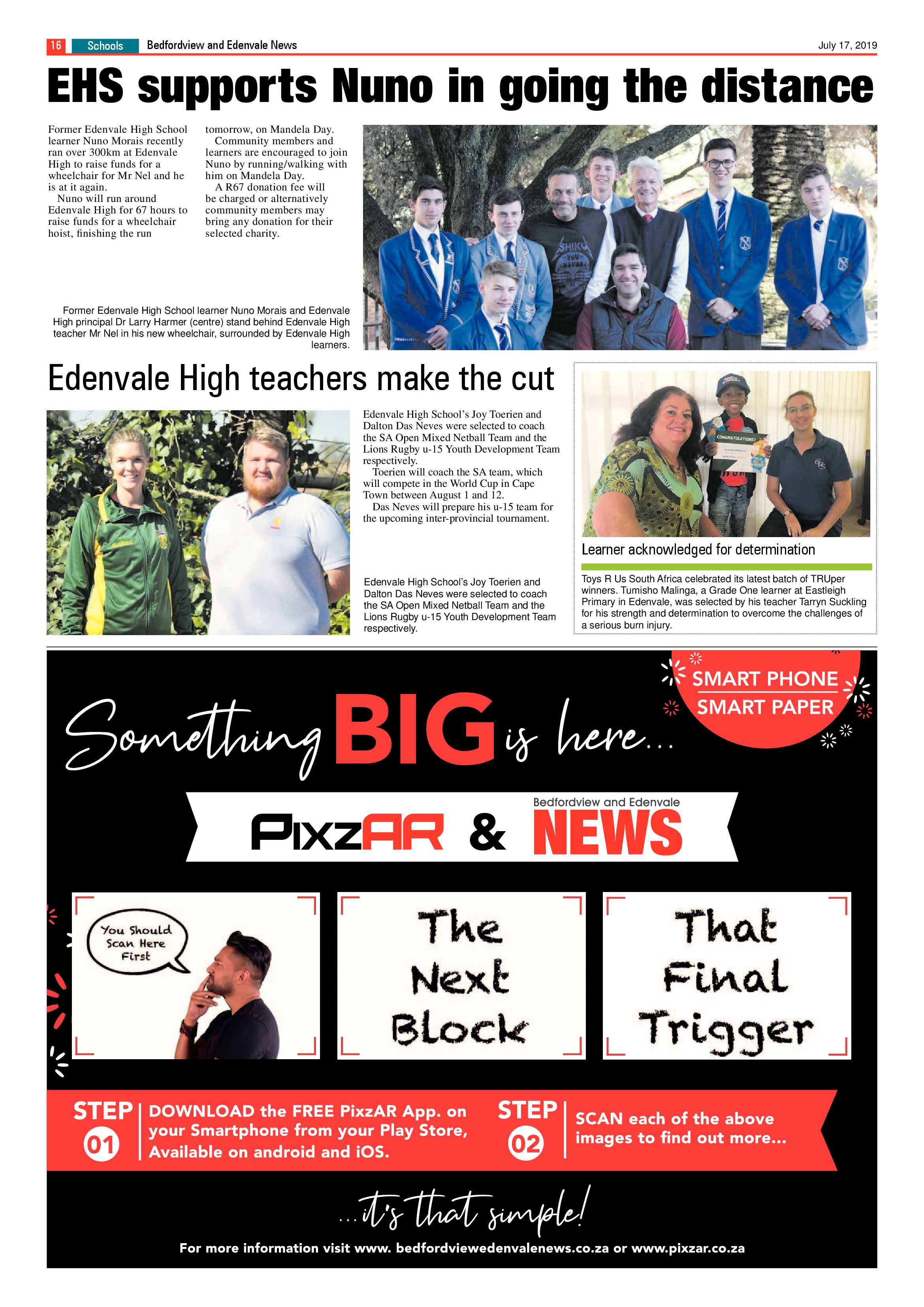 Bedfordview and Edenvale News 17 July 2019 page 16