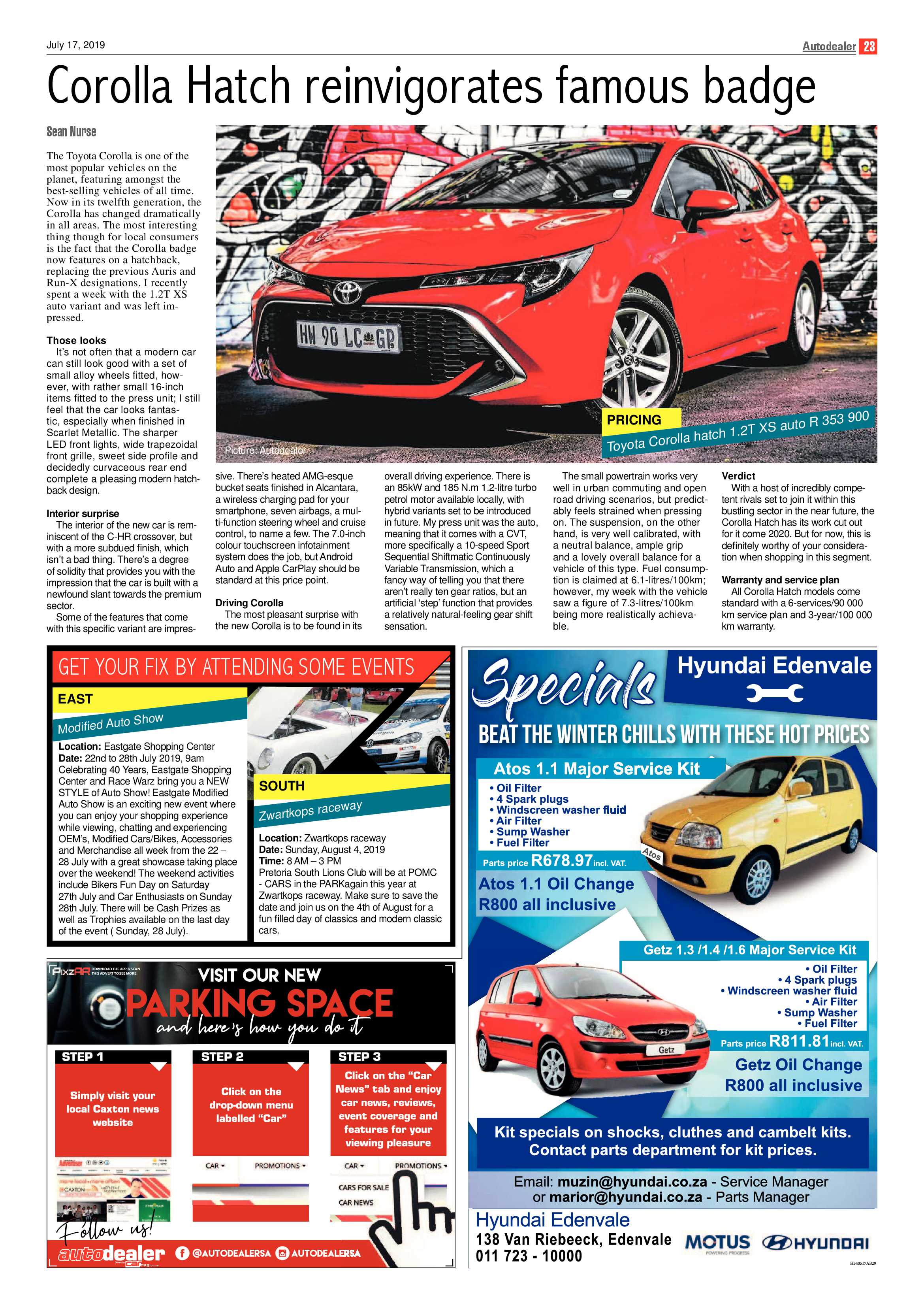 Bedfordview and Edenvale News 17 July 2019 page 23