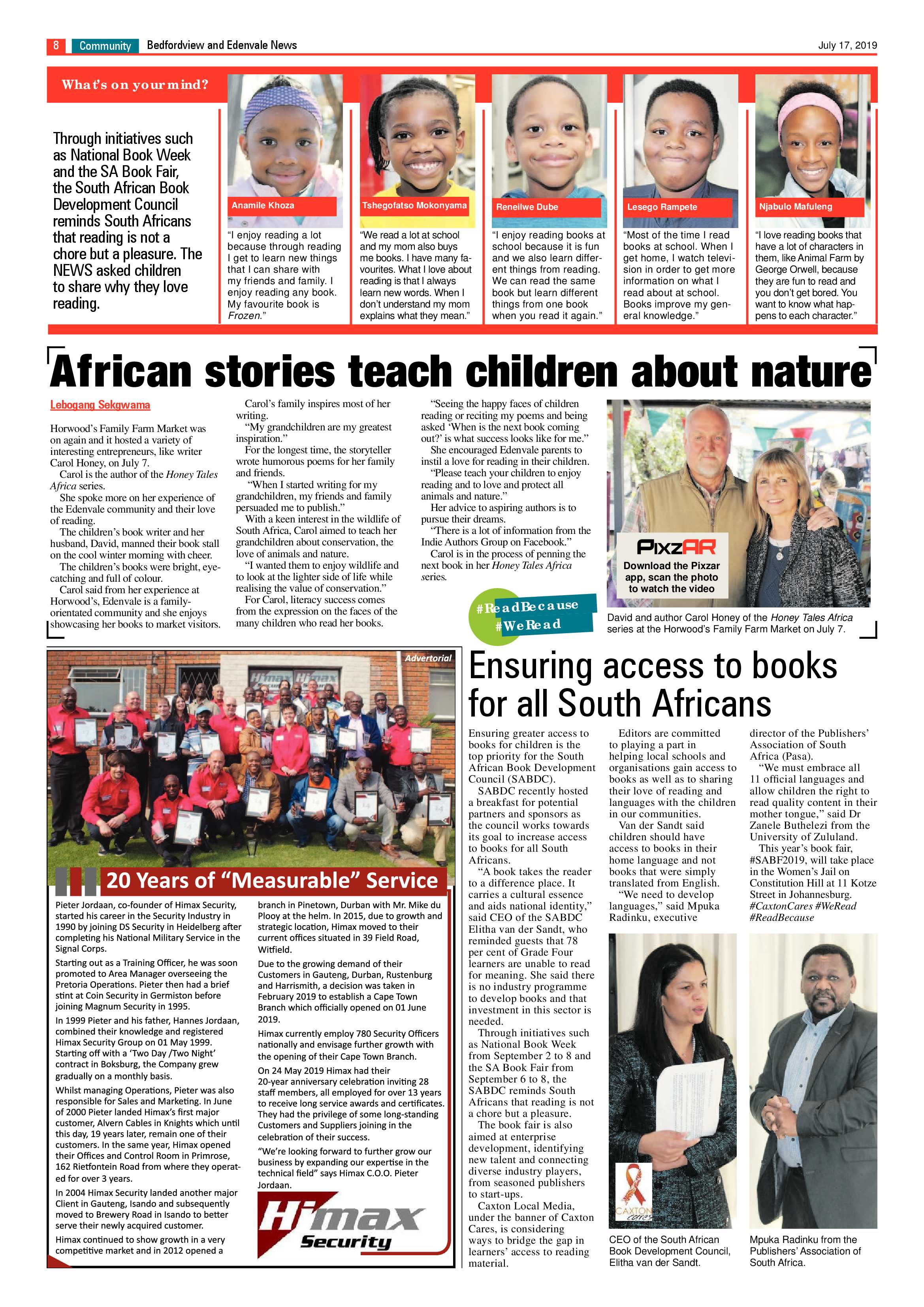 Bedfordview and Edenvale News 17 July 2019 page 8