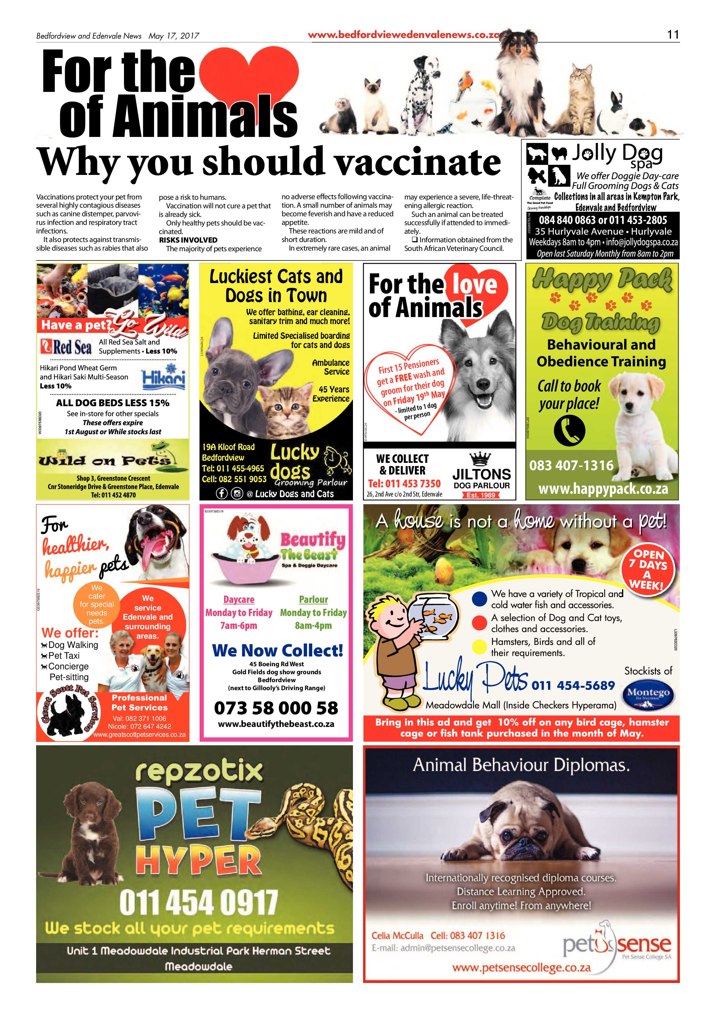 Bedfordview and Edenvale News 17 May 2017 page 11
